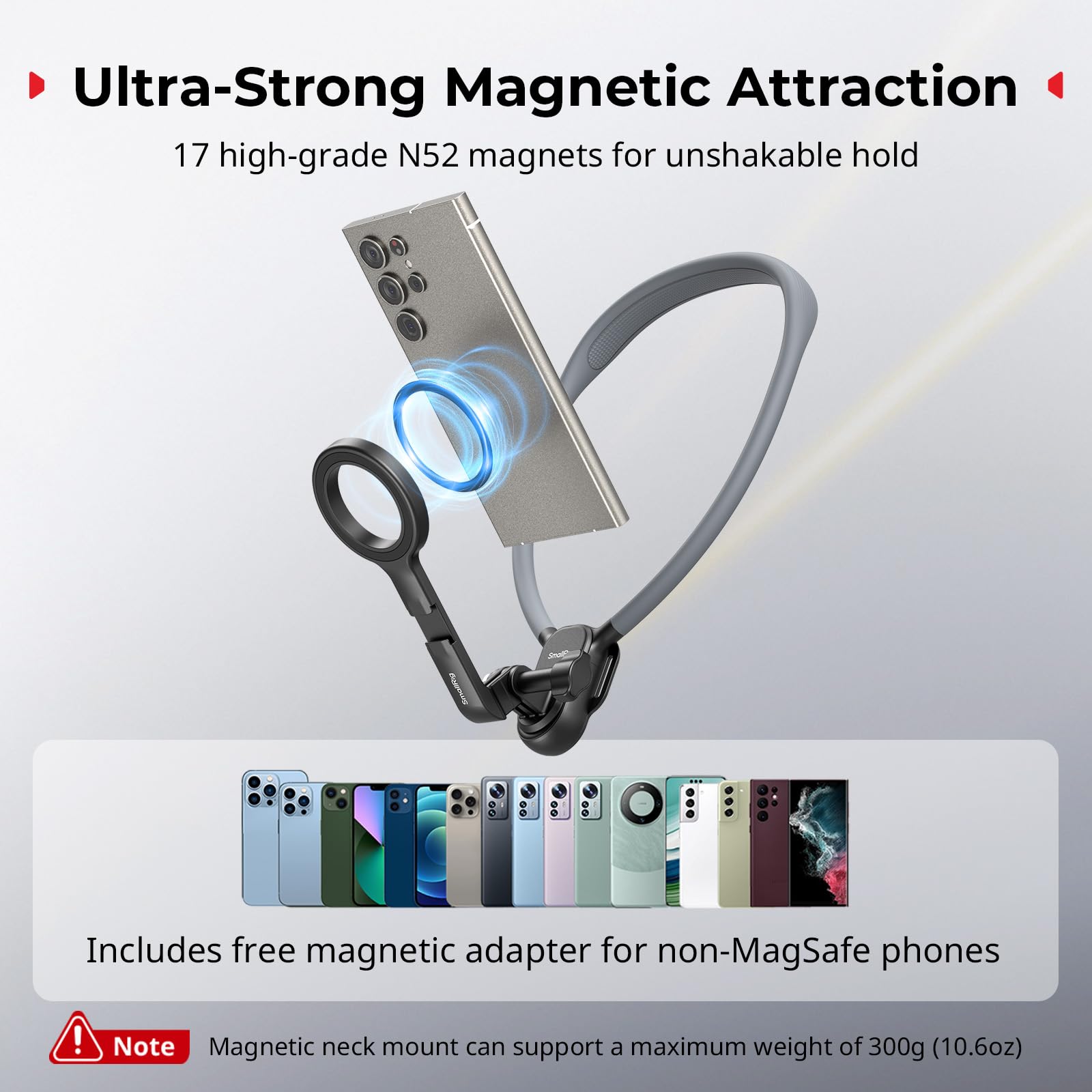 smallrig-5127-magnetische-brusthalterung-mit-nackengurt-f-r-handy-actionkamera image 3