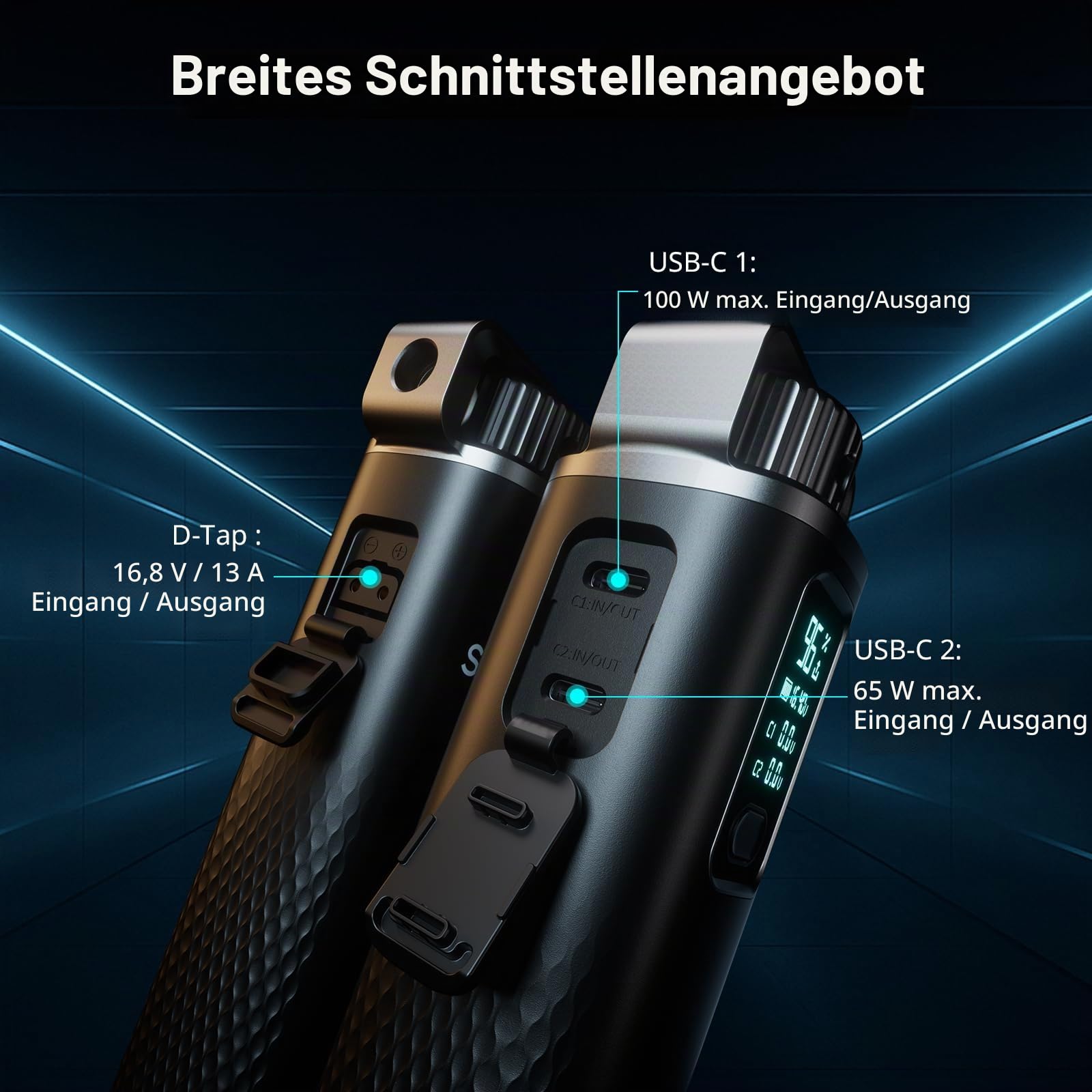 smallrig-4553-power-griff-99wh-6800mah-mit-pd-100w-f-r-sony-fx3-fx30 image 5