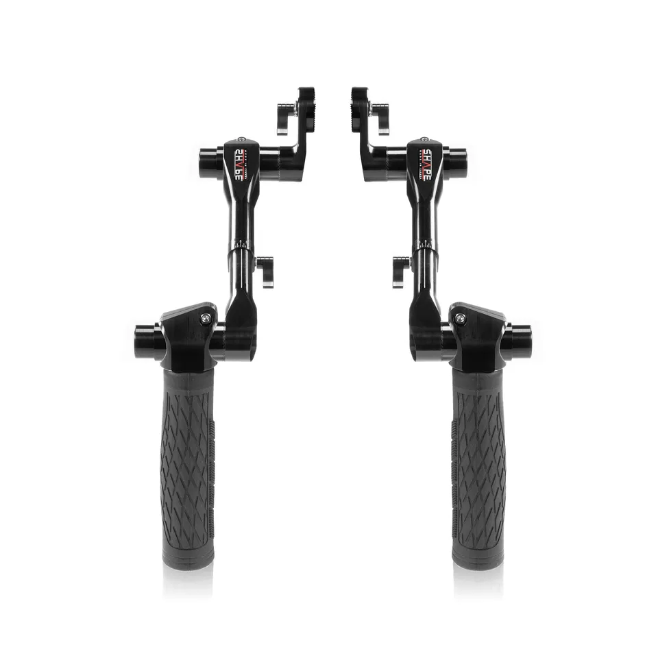 shape-teleskop-griffe-schwarz-paar-mit-arri-rosette-links-rechts image 1