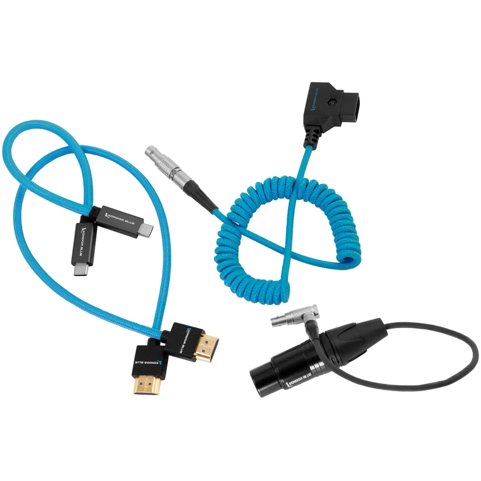 kondor-blue-z-cam-e2-flagship-cable-pack-4-teiliges-kabel-set image 1