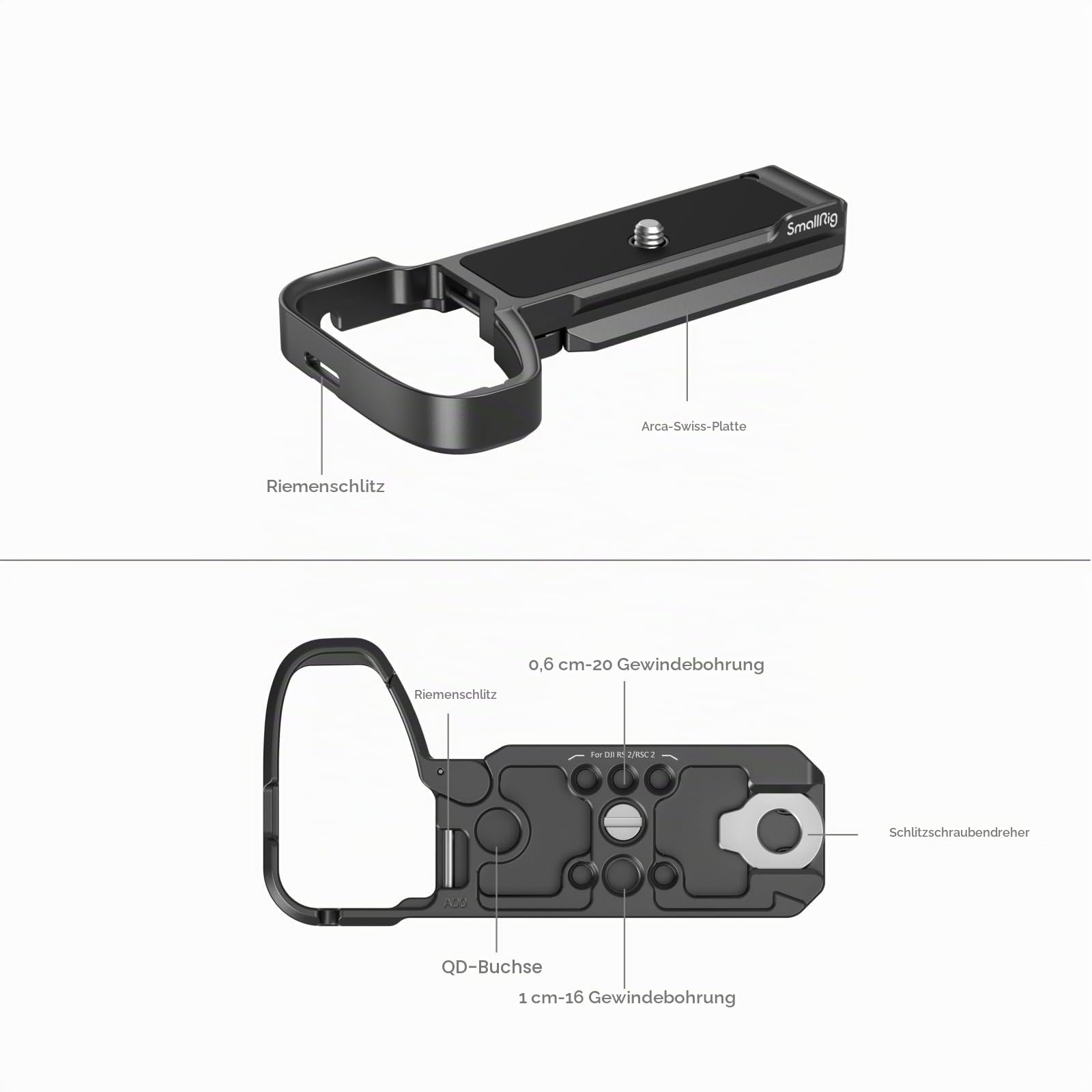 smallrig-4338-baseplate-f-r-sony-alpha-6700-mit-arca-swiss-schnellwechselplatte image 8
