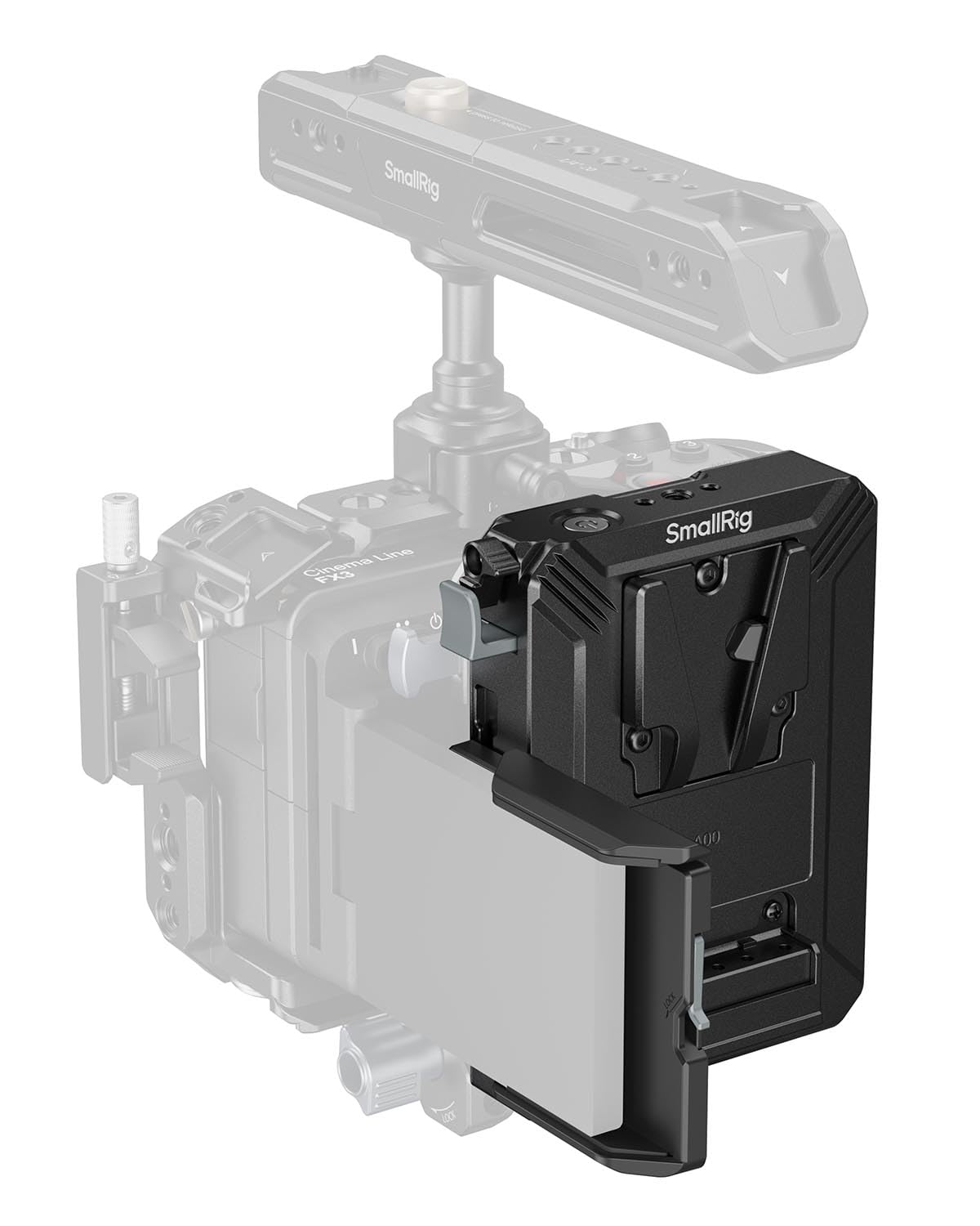 smallrig-5228-v-mount-akkuplatte-mit-lcd-schutz-d-tap-und-usb-c-65w image 1