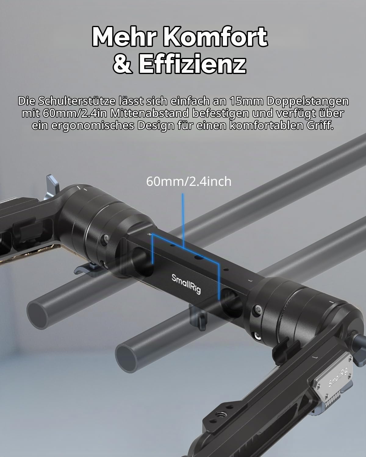 smallrig-shoulder-rig-5205-mit-doppelgriff-f-r-15mm-lws image 2