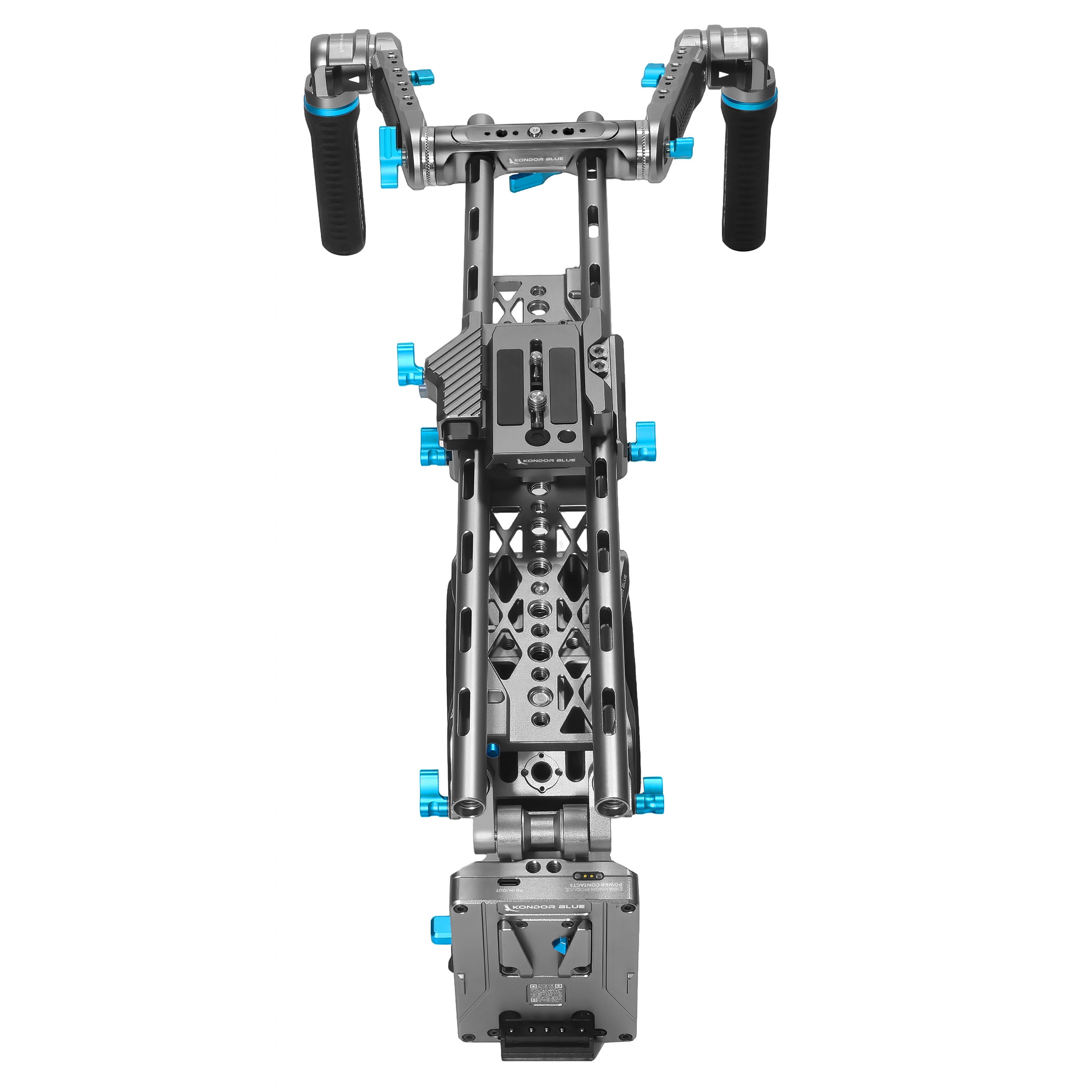 kondor-blue-shoulder-rig-pro-mkii-schulter-rig-bundle-v-mount-gold-mount image 2