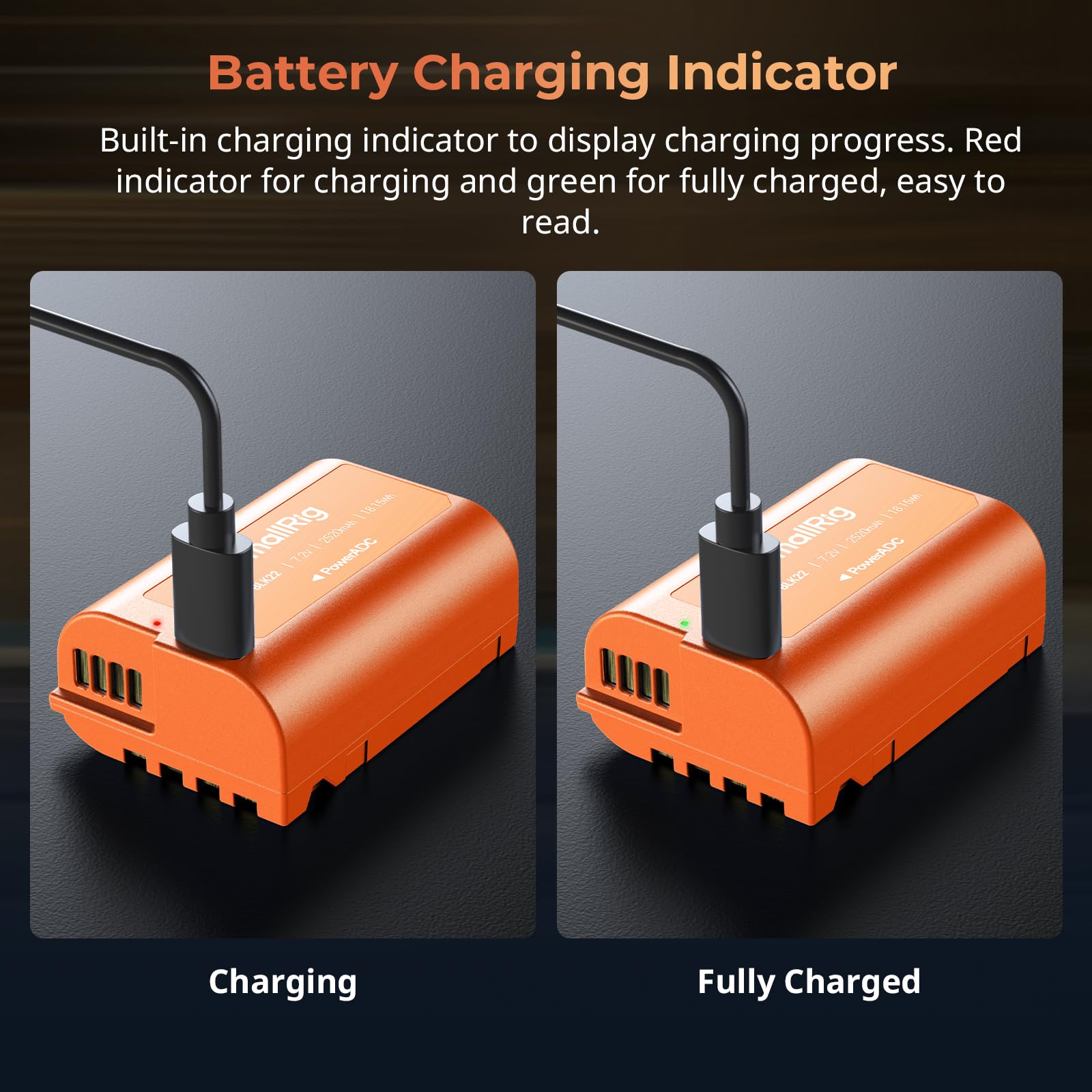 smallrig-4979-camera-battery-dmw-blk22-2520mah-usb-c-f-r-panasonic-lumix image 8