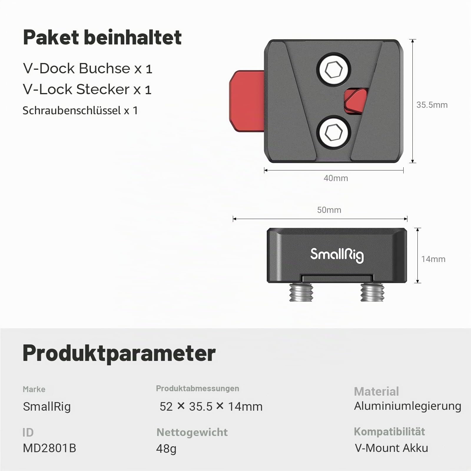 smallrig-mini-v-lock-montagesatz-md2801b-v-mount-akku-platte image 7