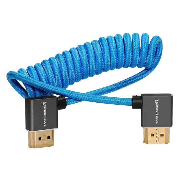 kondor-blue-right-angle-full-hdmi-kabel-12-24-geflochtenes-coiled-kabel-f-r-on-c image 1