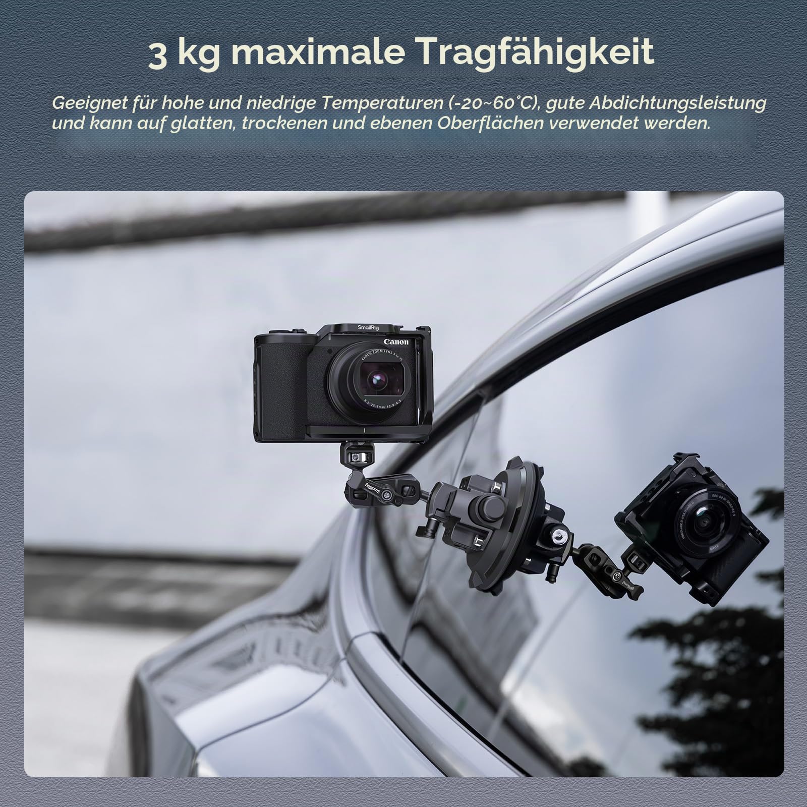 smallrig-4-camera-suction-mount-4236c-saugnapf-mit-ball-head-magic-arm image 4