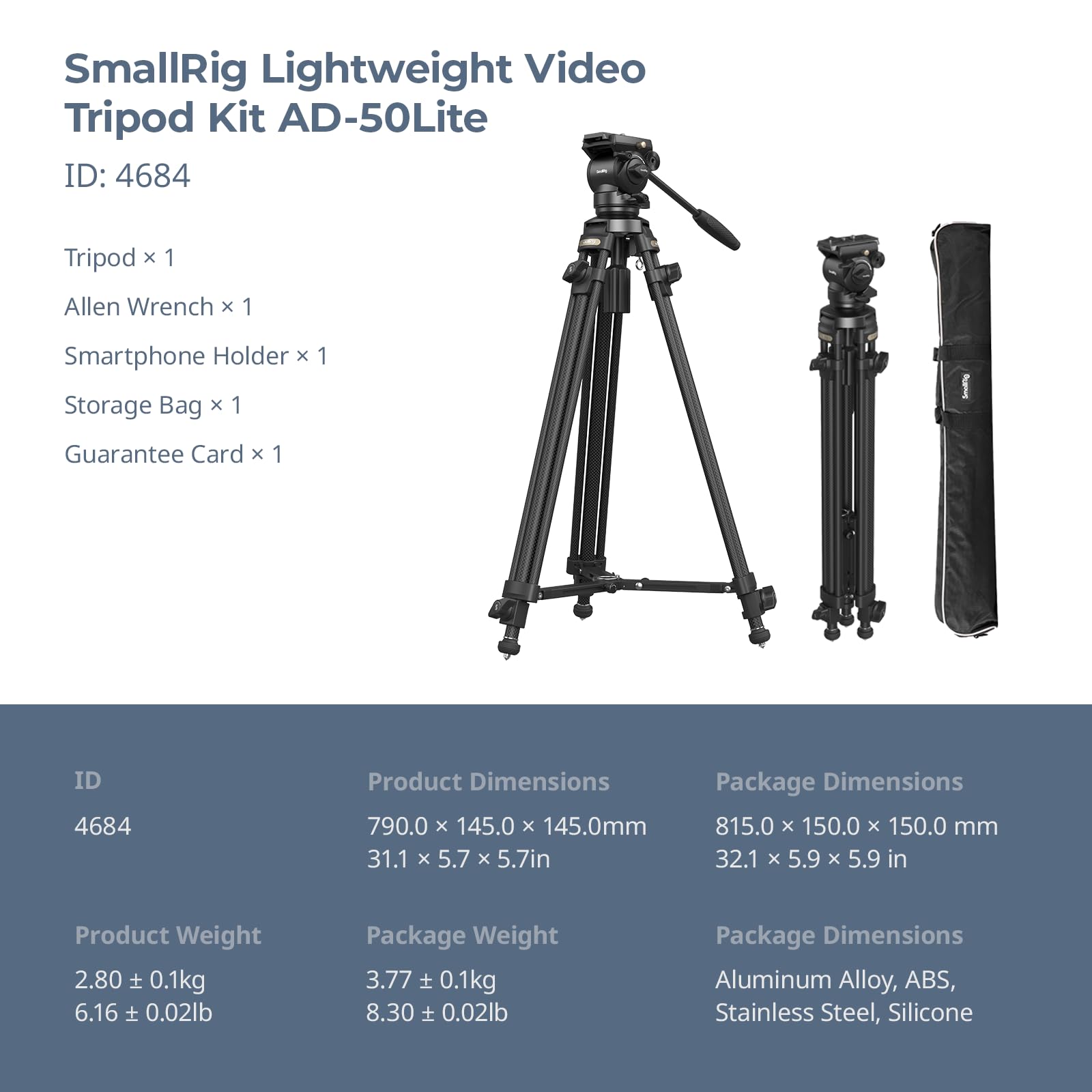 smallrig-ad-50lite-4684-videostativ-158cm-aluminium-fluidkopf image 8
