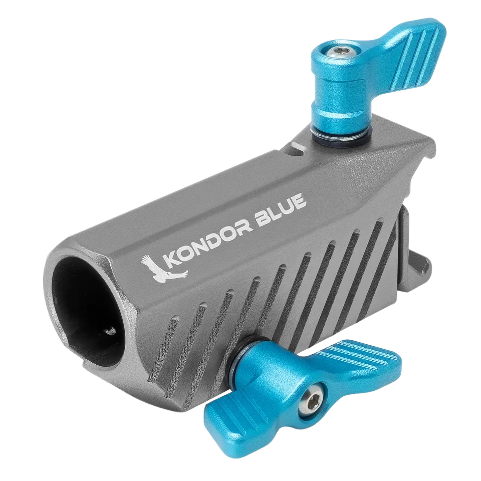 kondor-blue-baby-pin-5-8-spigot-receiver-auf-nato-klemme-adapter-f-r-lichtstativ image 1