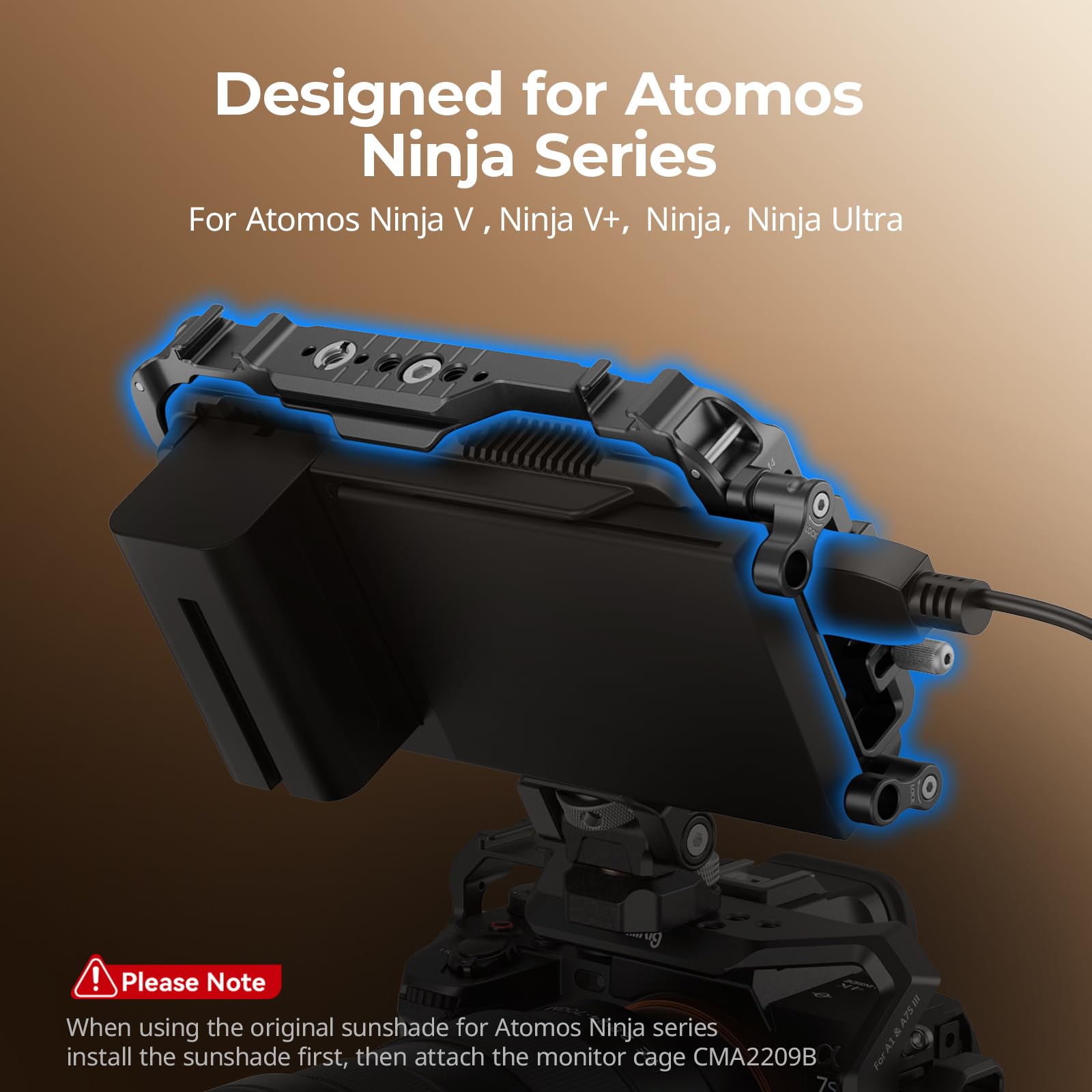 smallrig-2209-monitor-cage-f-r-atomos-ninja-v-mit-hdmi-klemme-und-ssd-sicherung image 2