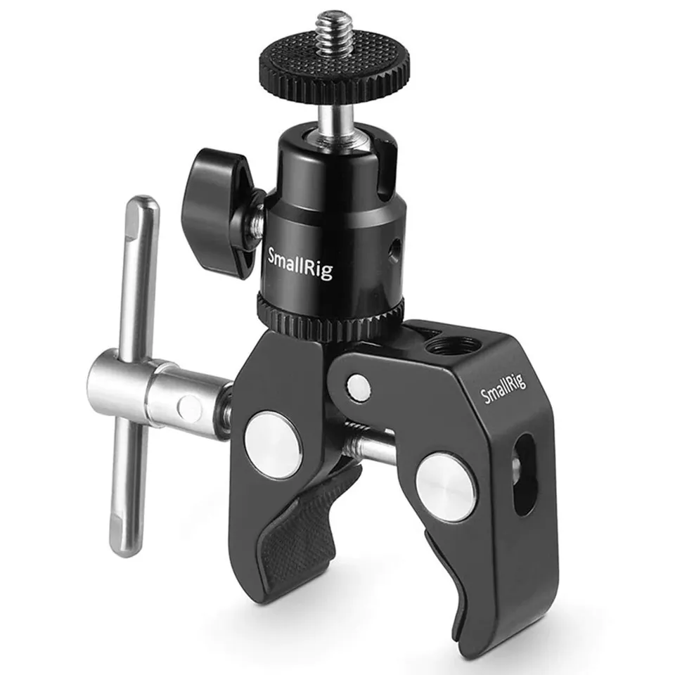 smallrig-super-clamp-mit-mini-kugelkopf-und-blitzschuh image 1