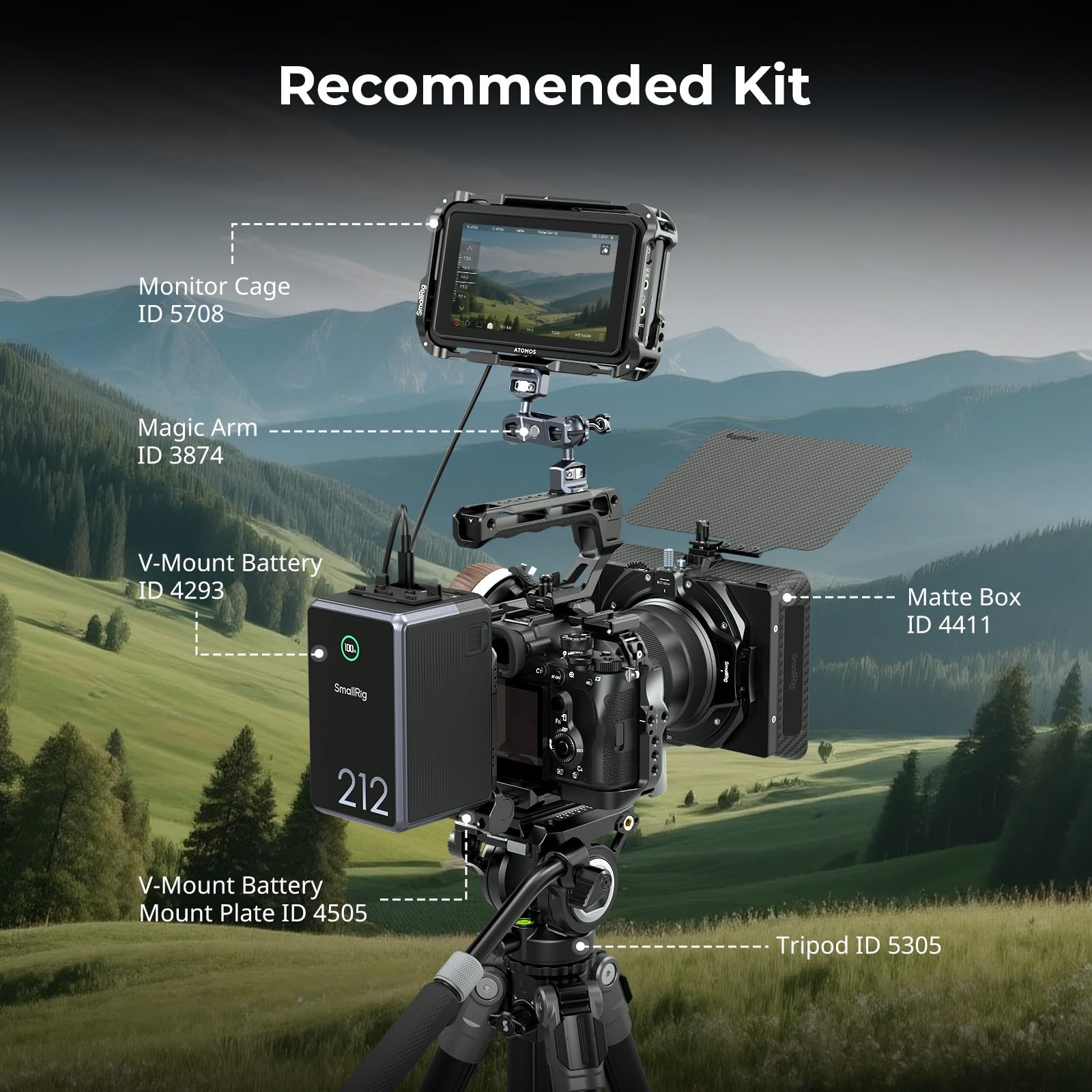 smallrig-hawklock-basic-cage-kit-6703-f-r-sony-alpha-7r-vi-mit-topgriff image 7