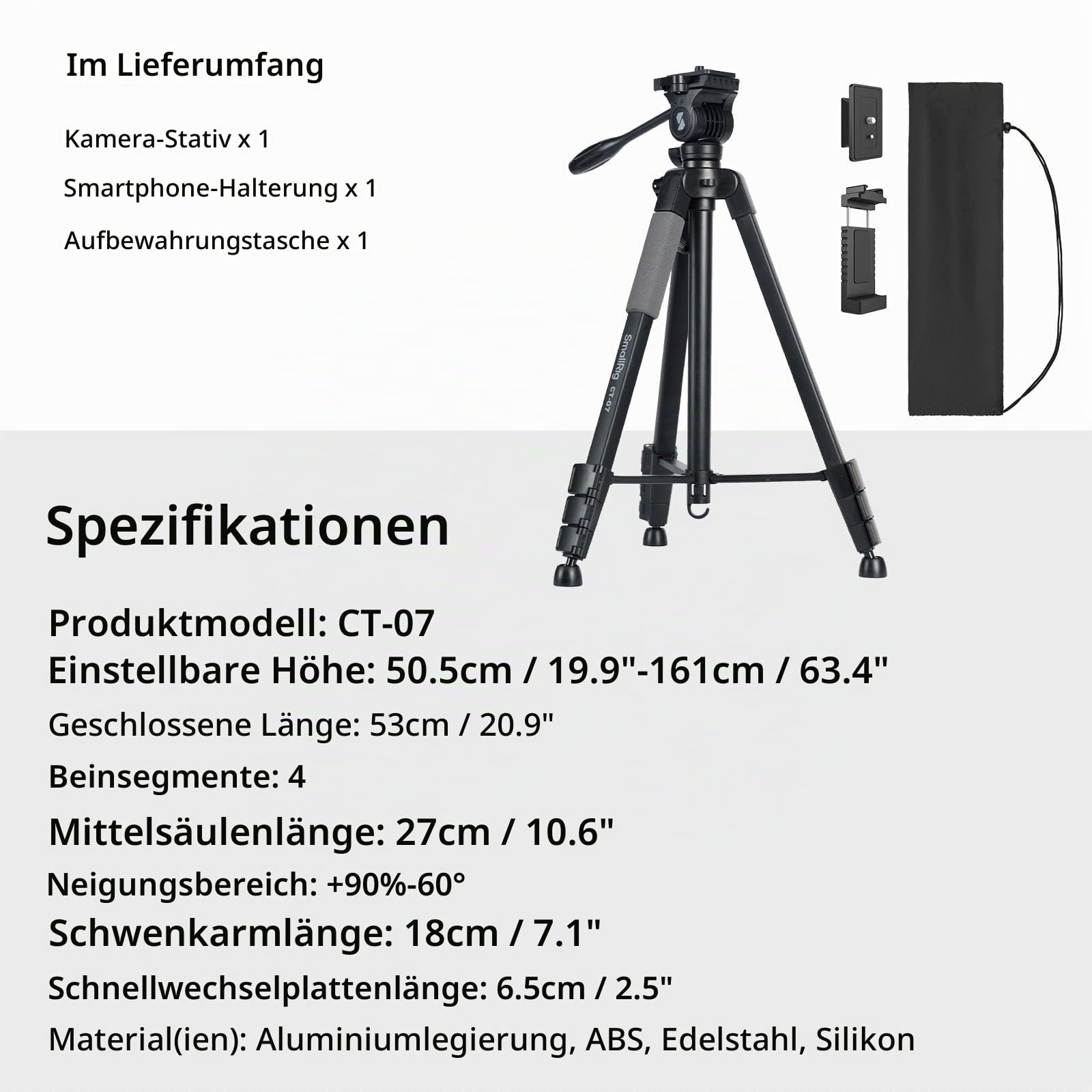 smallrig-ct-07-4689-reisestativ-63-4-zoll-f-r-iphone-und-kamera-mit-hoch-quer-ha image 8