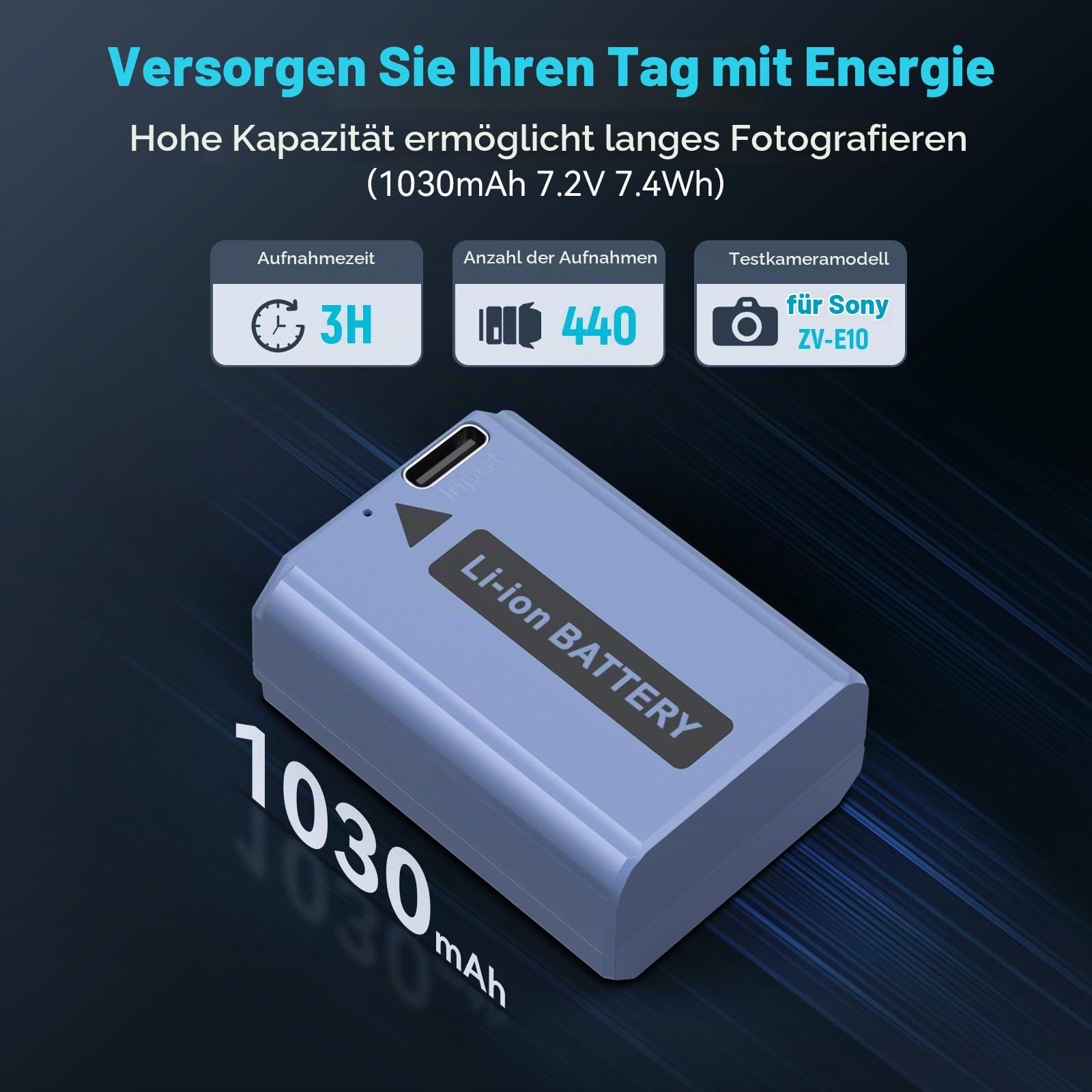 smallrig-4330-np-fw50-kamera-akku-1030mah-mit-usb-c-f-r-sony image 3