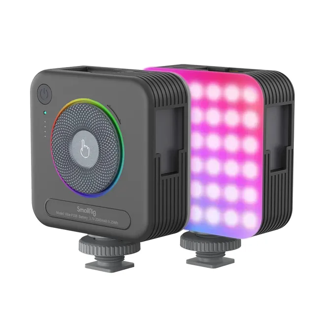 smallrig-vibe-p108-rgb-videoleuchte-2700k-6500k-mit-2500mah-akku image 1
