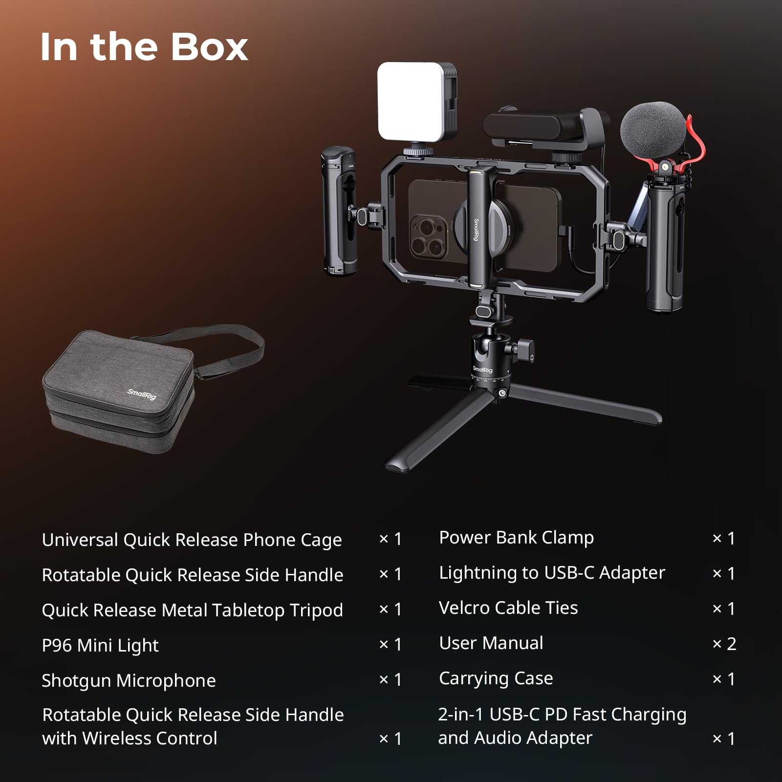 smallrig-4704-all-in-one-universal-quick-release-phone-rig-kit-pro-mit-led-mikro image 8