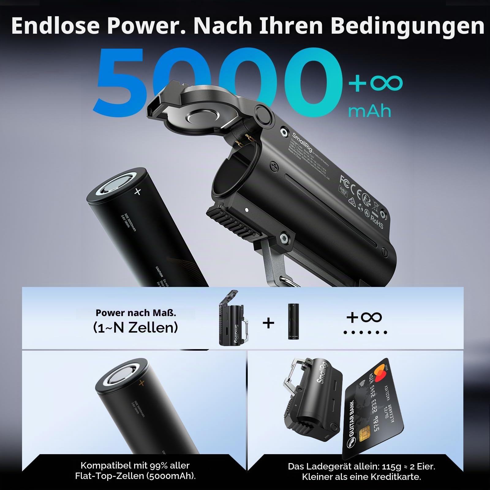 smallrig-6090-sc18-edc-power-bank-5000mah-mit-kapselladeger-t image 3