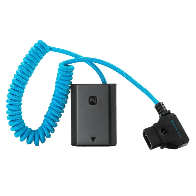 kondor-blue-d-tap-auf-sony-np-fz100-dummy-battery-kabel-f-r-a7-fx3-fx30 image 1