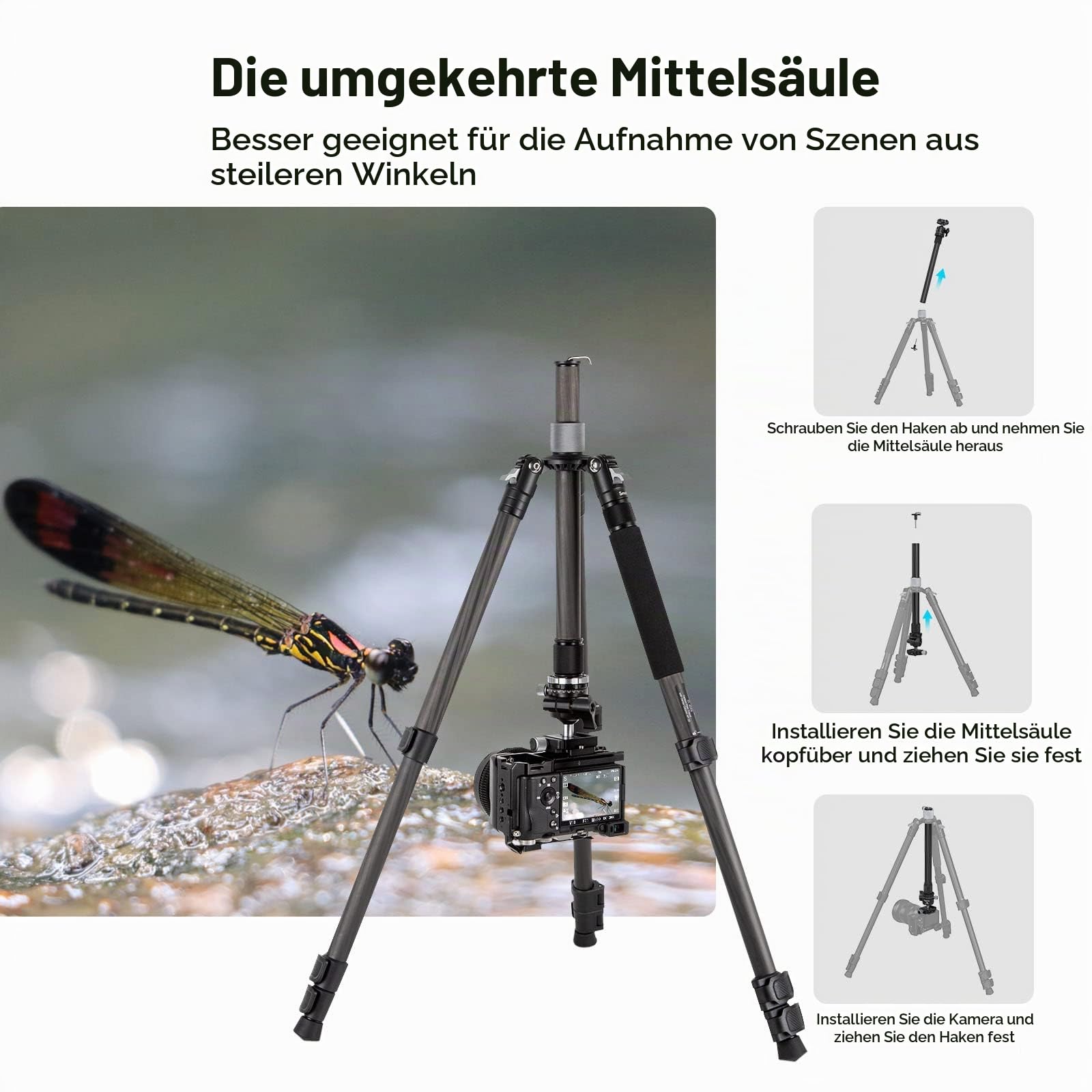 smallrig-4059-carbon-stativ-mit-mittels-ule-360-kugelkopf-und-einbeinstativ-12kg image 6