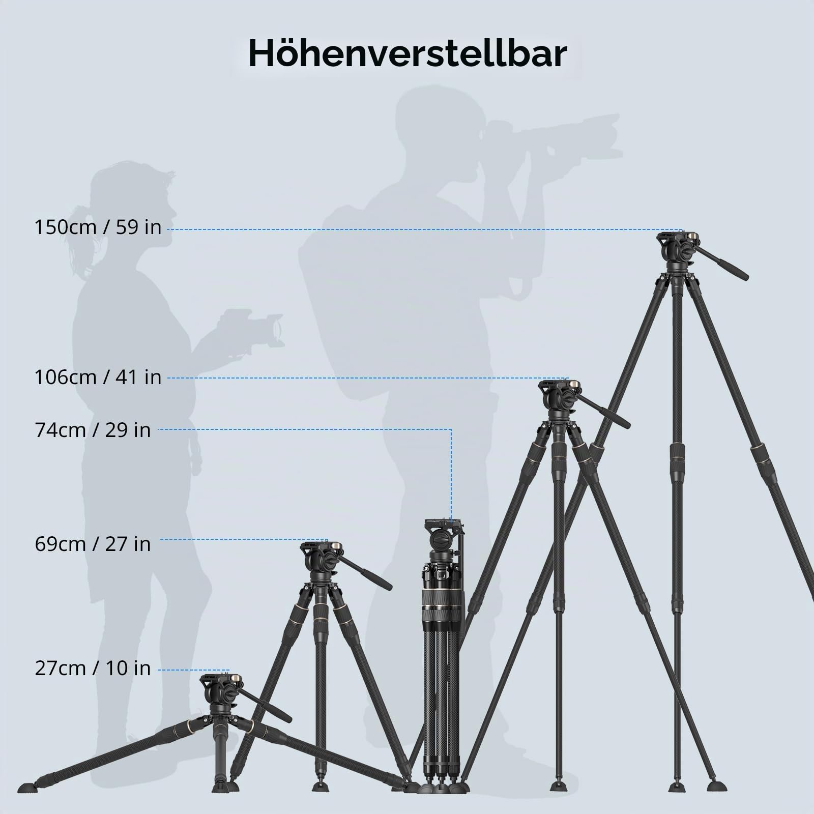 smallrig-4643-ft-s303-freespeed-carbon-stativ-150cm-mit-fluidkopf image 5