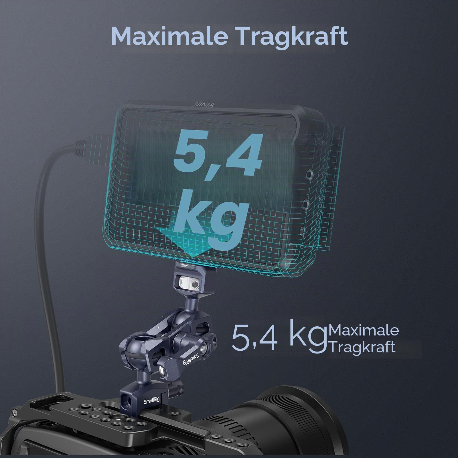 smallrig-3875-magic-arm-mit-nato-klemme-und-1-4-20-schraube-gelenkarm-f-r-monito image 6