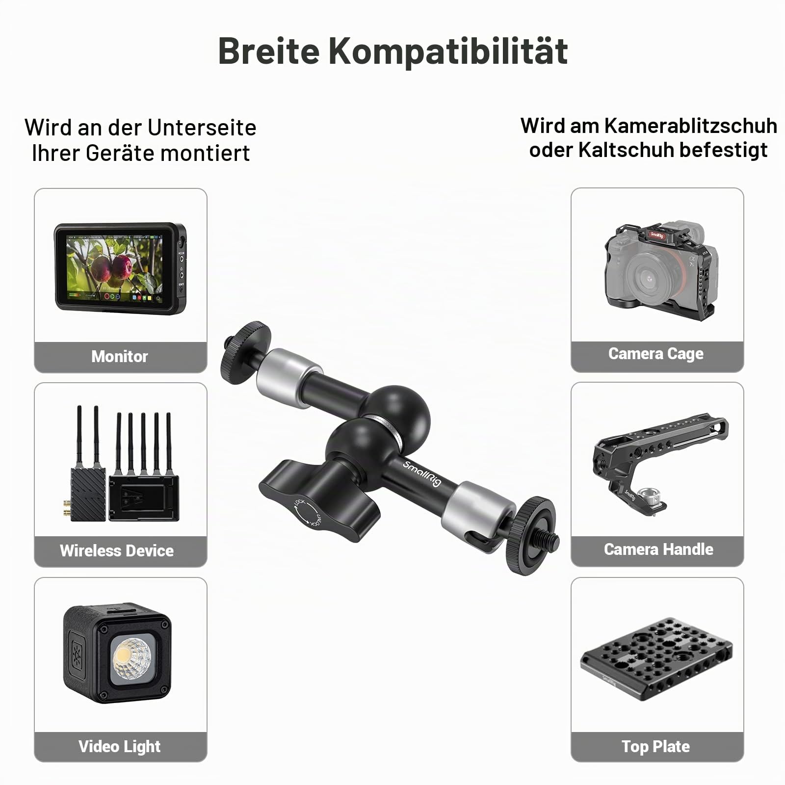 smallrig-2065b-magic-arm-5-5-zoll-f-r-monitor-rig image 2