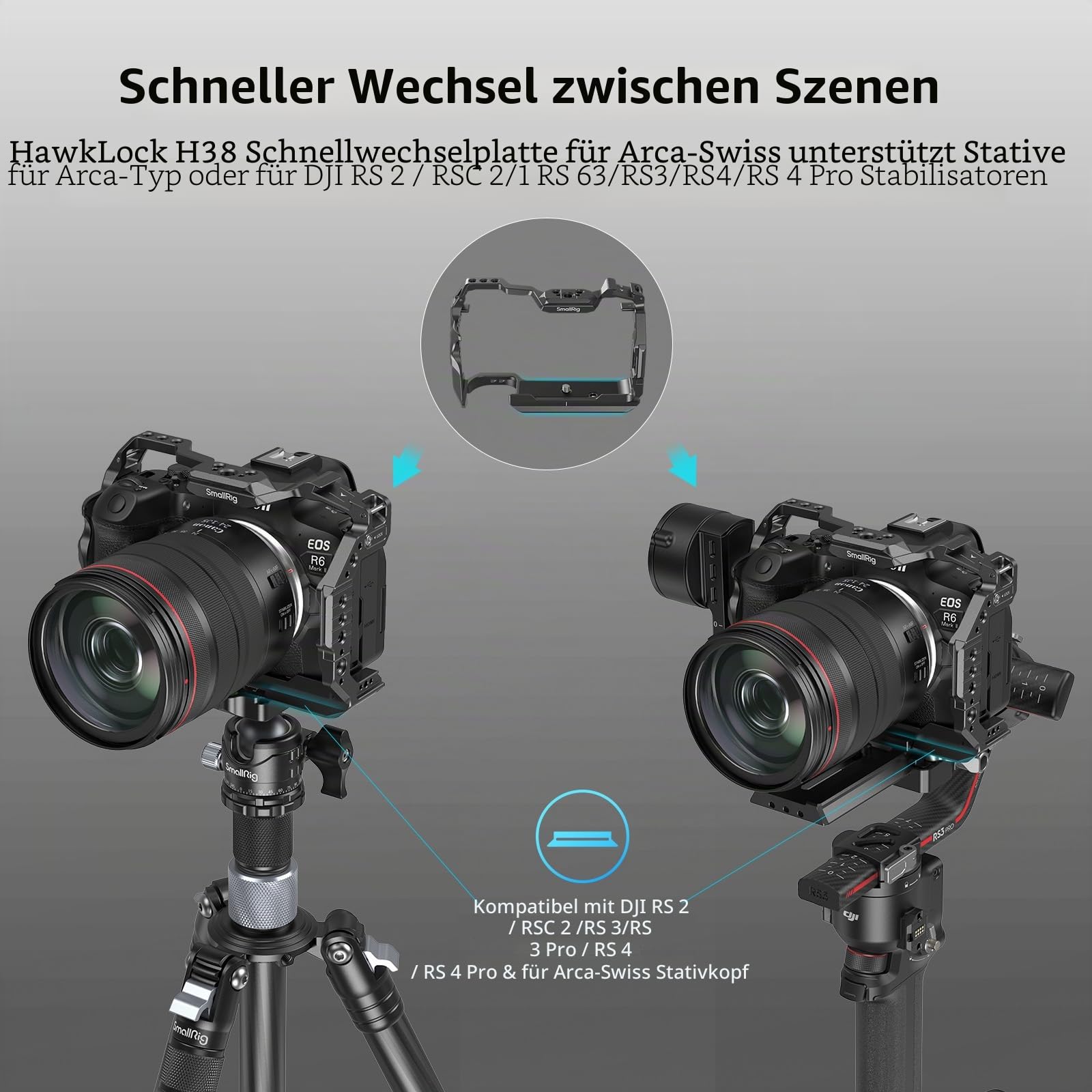 smallrig-kamera-cage-4159b-f-r-canon-r6-mark-ii-mit-dual-nato-und-arca image 5