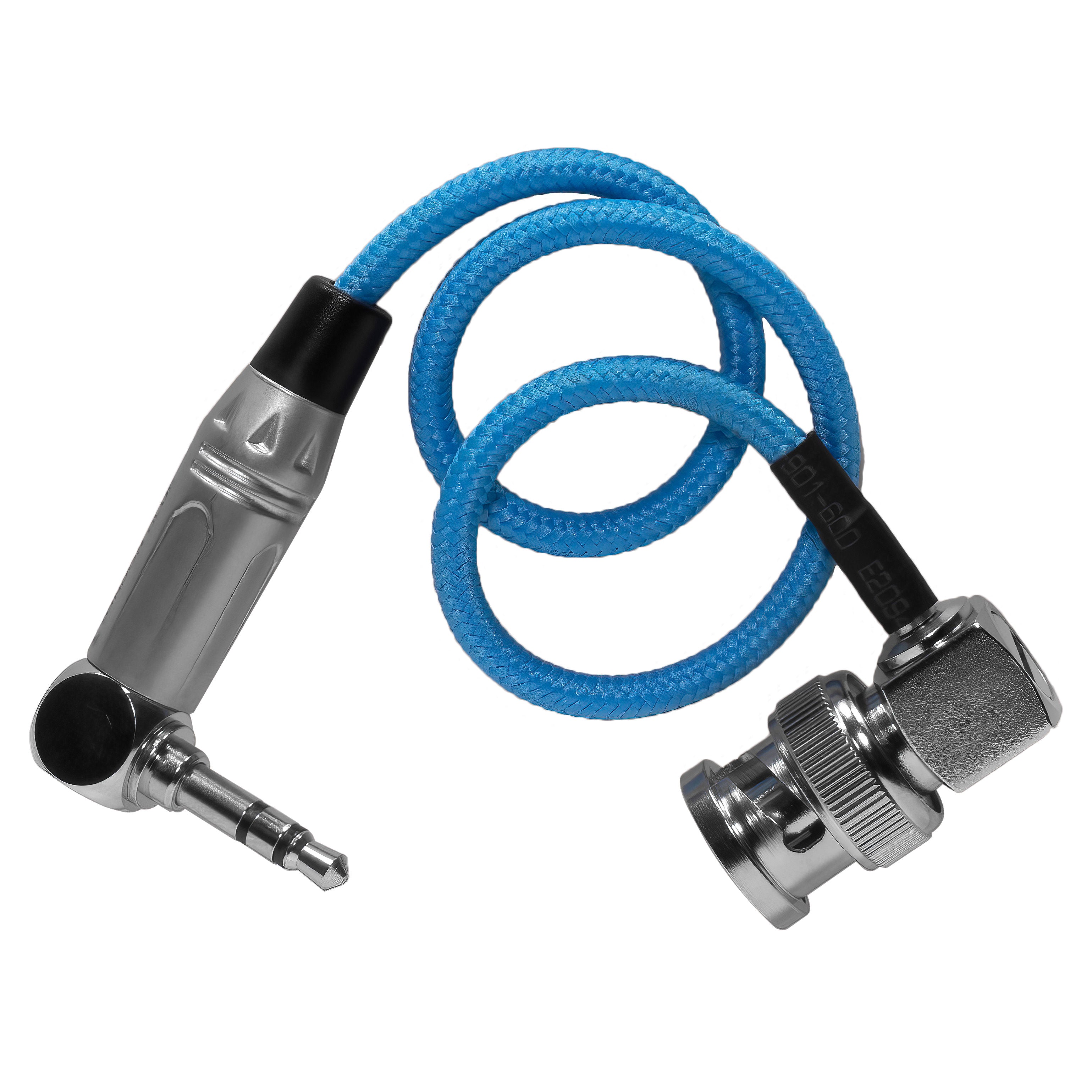 kondor-blue-10-bnc-auf-3-5mm-timecode-kabel-gewinkelt-audiokabel image 2