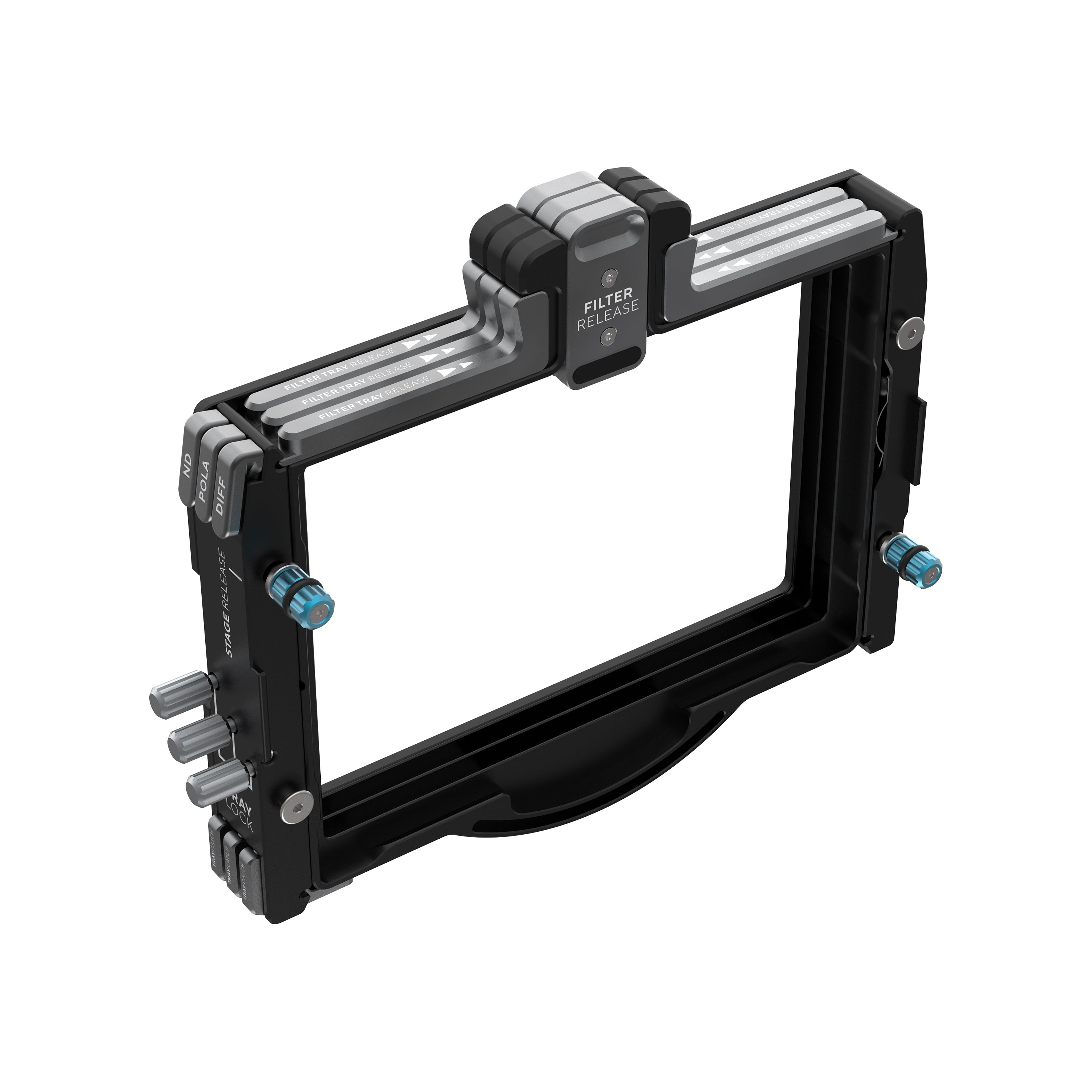 kondor-blue-4x5-matte-box-system-triple-tray-stage-kit-3-fach-filterstage-f-r-4x image 1