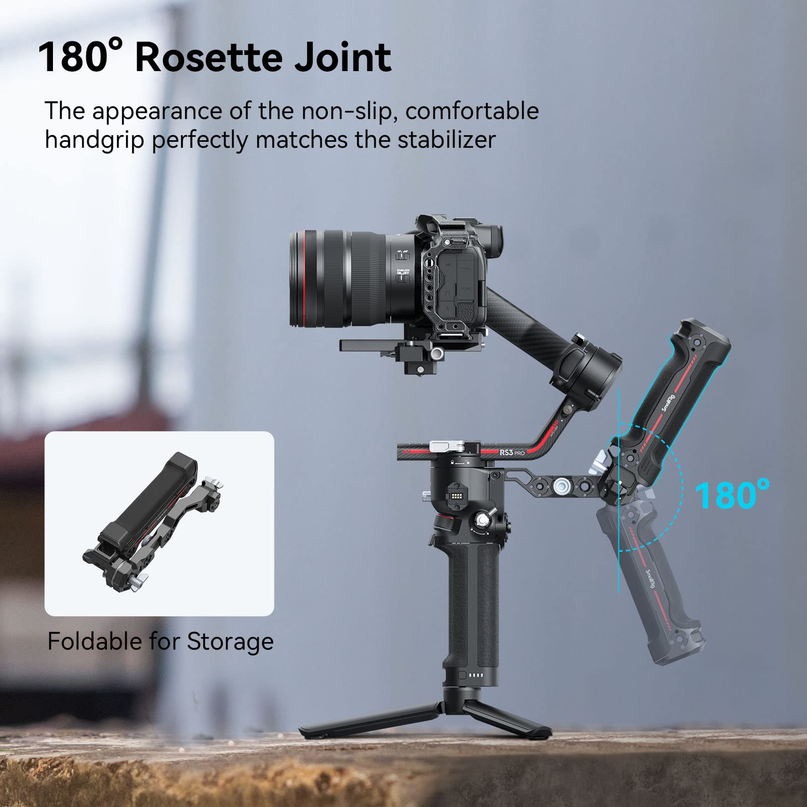 smallrig-3950-sling-griff-faltbar-f-r-dji-rs4-rs4-pro-rs3-rs3-pro-rs2-rsc2 image 7