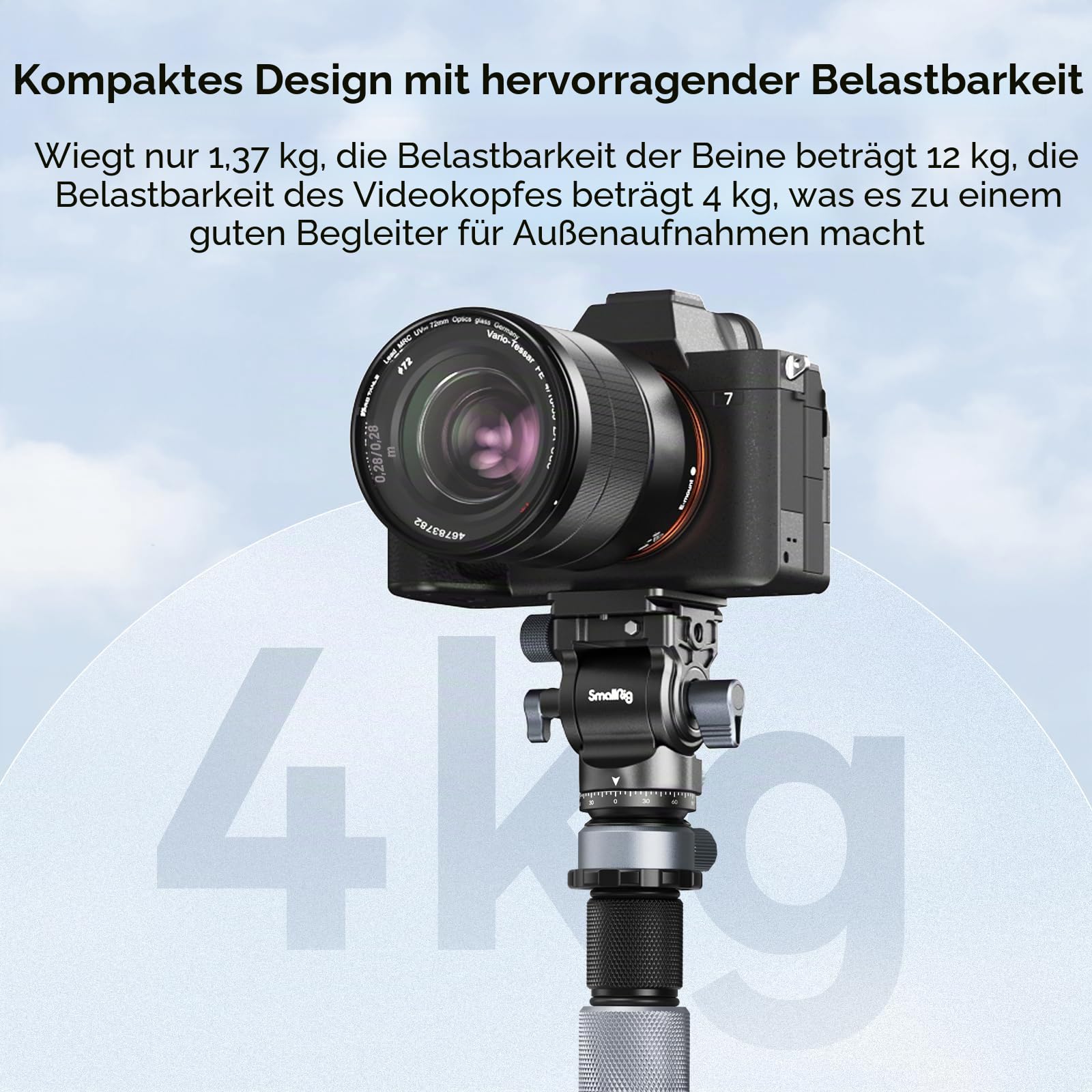 smallrig-4221-freeblazer-63-carbon-video-reisestativ-mit-fluidkopf-f-r-4-kg image 7