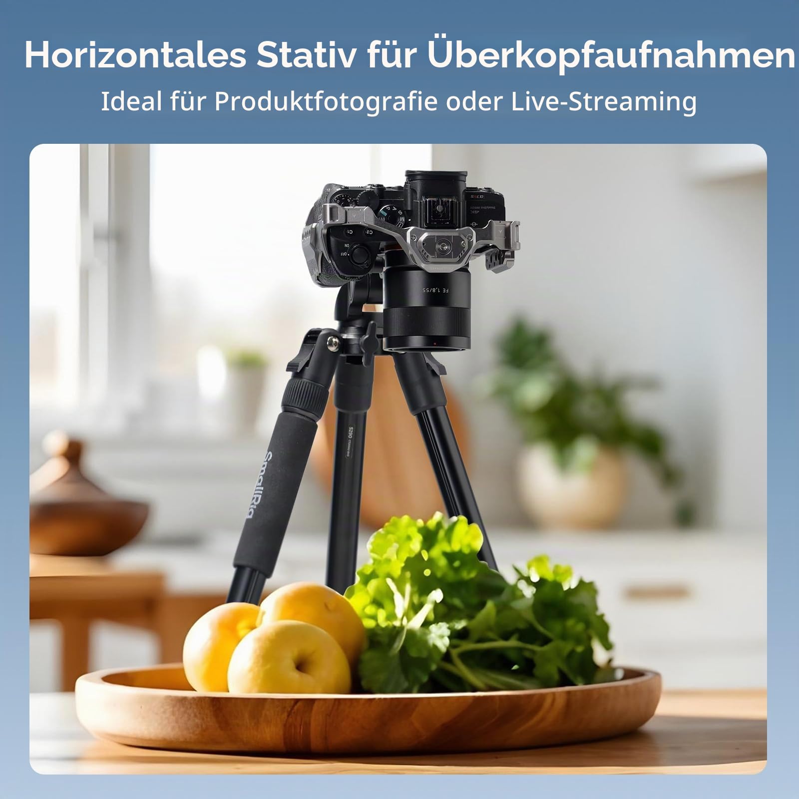 smallrig-ct25-5290-horizontales-berkopfstativ-164-cm-mit-smartphone-halter image 4