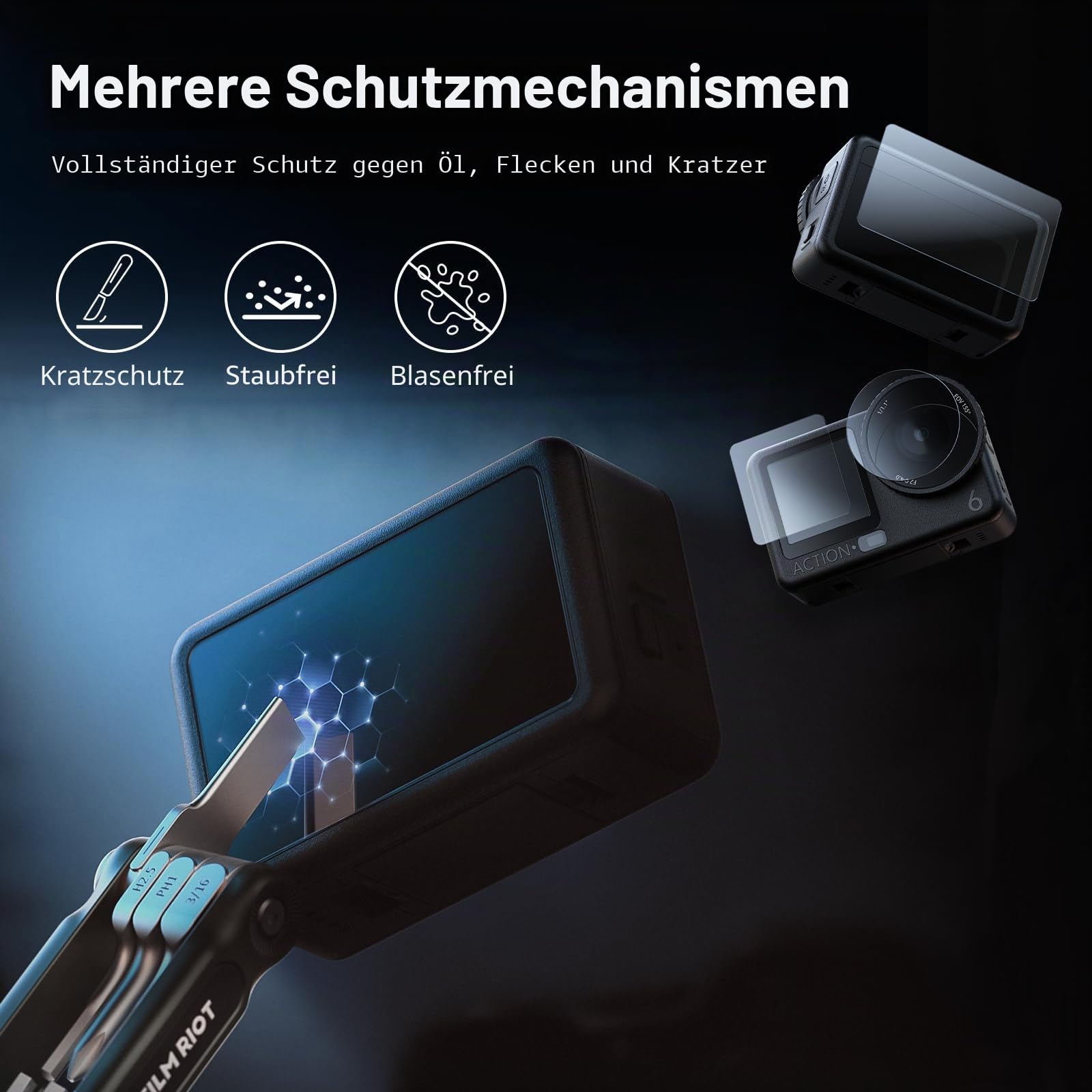 smallrig-5892-displayschutzfolien-set-aus-geh-rtetem-glas-f-r-dji-osmo-action-6 image 3