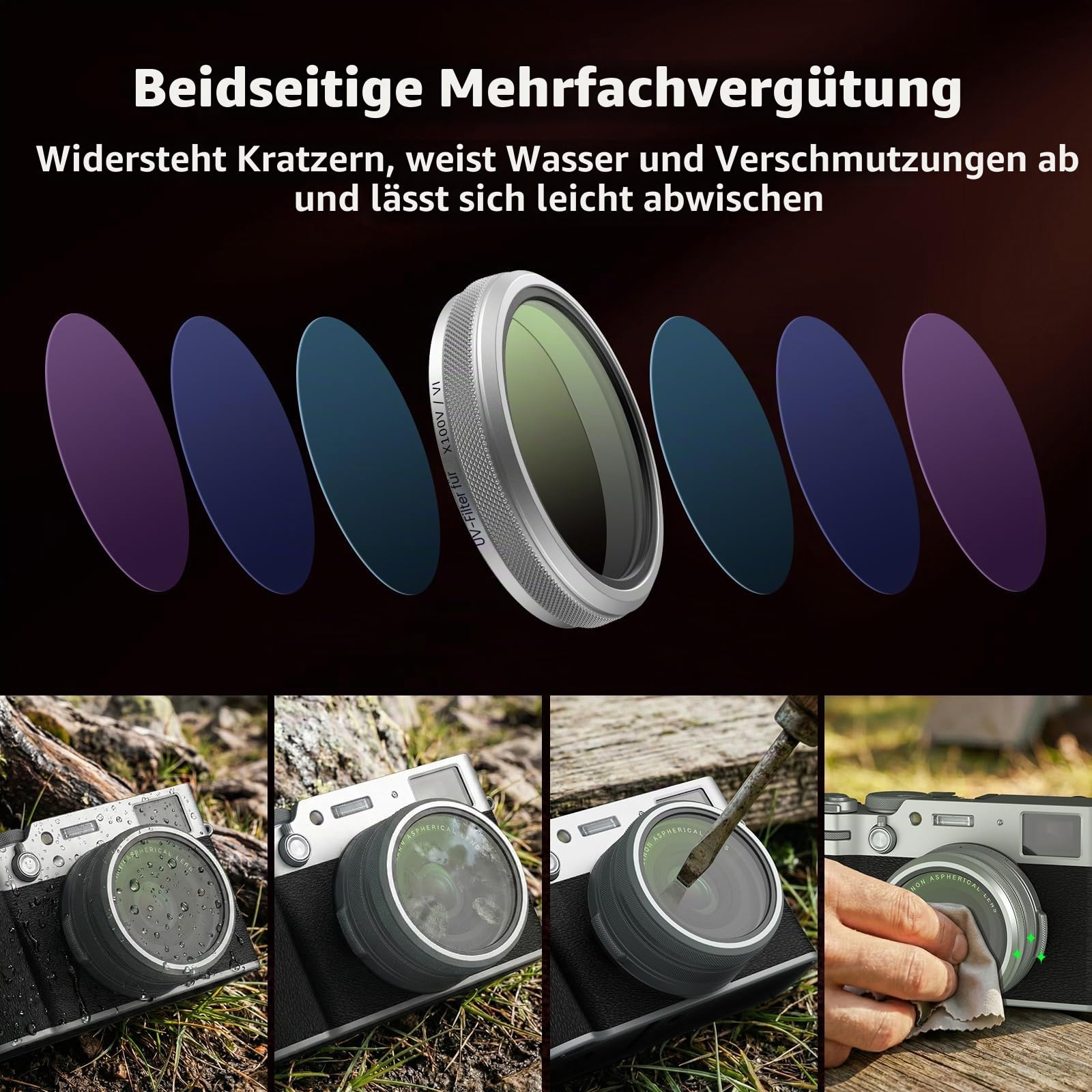 smallrig-5853-uv-filter-silber-f-r-fujifilm-x100vi-x100v-mit-99-transmission image 5