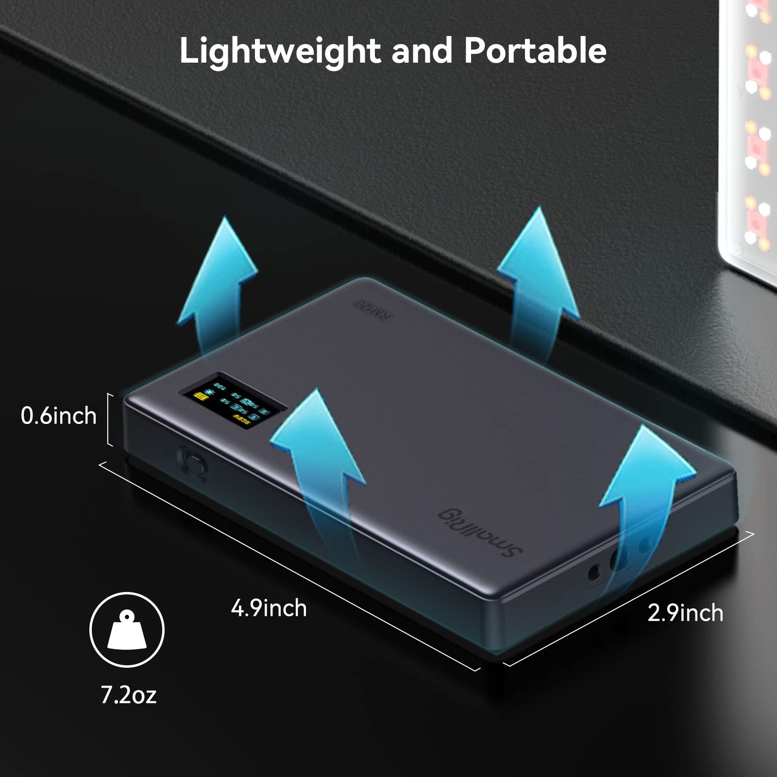 smallrig-rm120-rgb-led-videoleuchte-3808-mit-5000mah-und-oled image 5