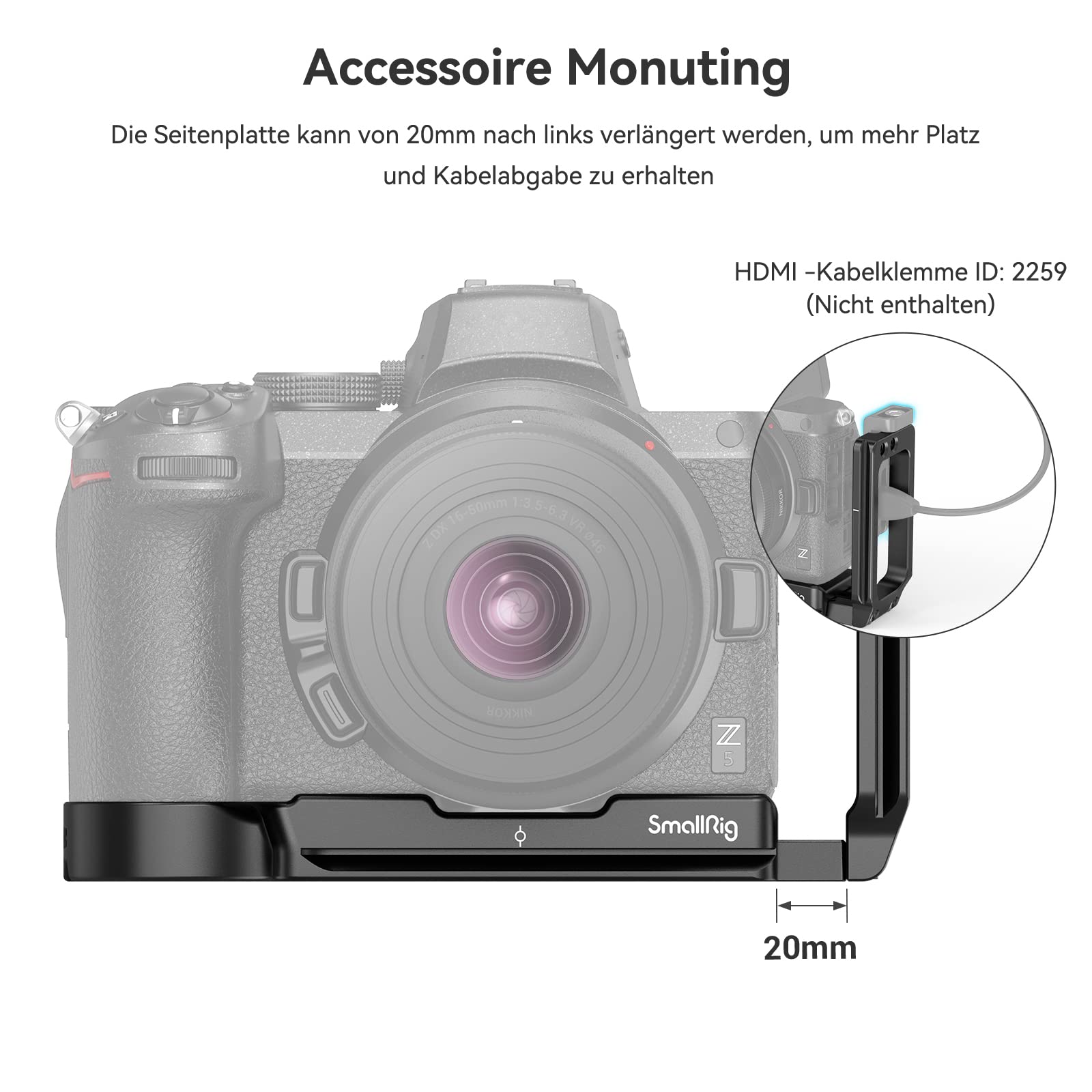 smallrig-l-bracket-2947-l-winkel-f-r-nikon-z5-z6-z7-z6ii-z7ii image 3