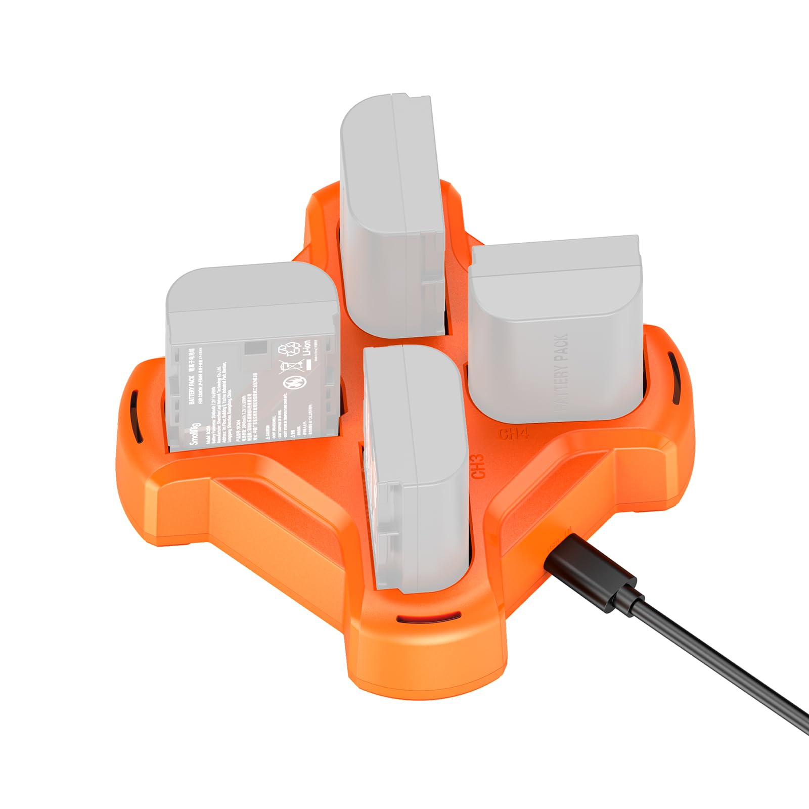 smallrig-4838-4-kanal-akkuladeger-t-f-r-canon-lp-e6nh-mit-pd-60w-usb-c image 2