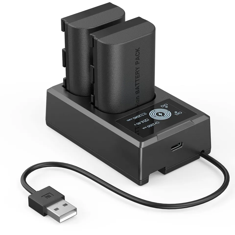 smallrig-lp-e6nh-akku-2er-pack-2040mah-lcd-ladeger-t-3821-f-r-canon image 1