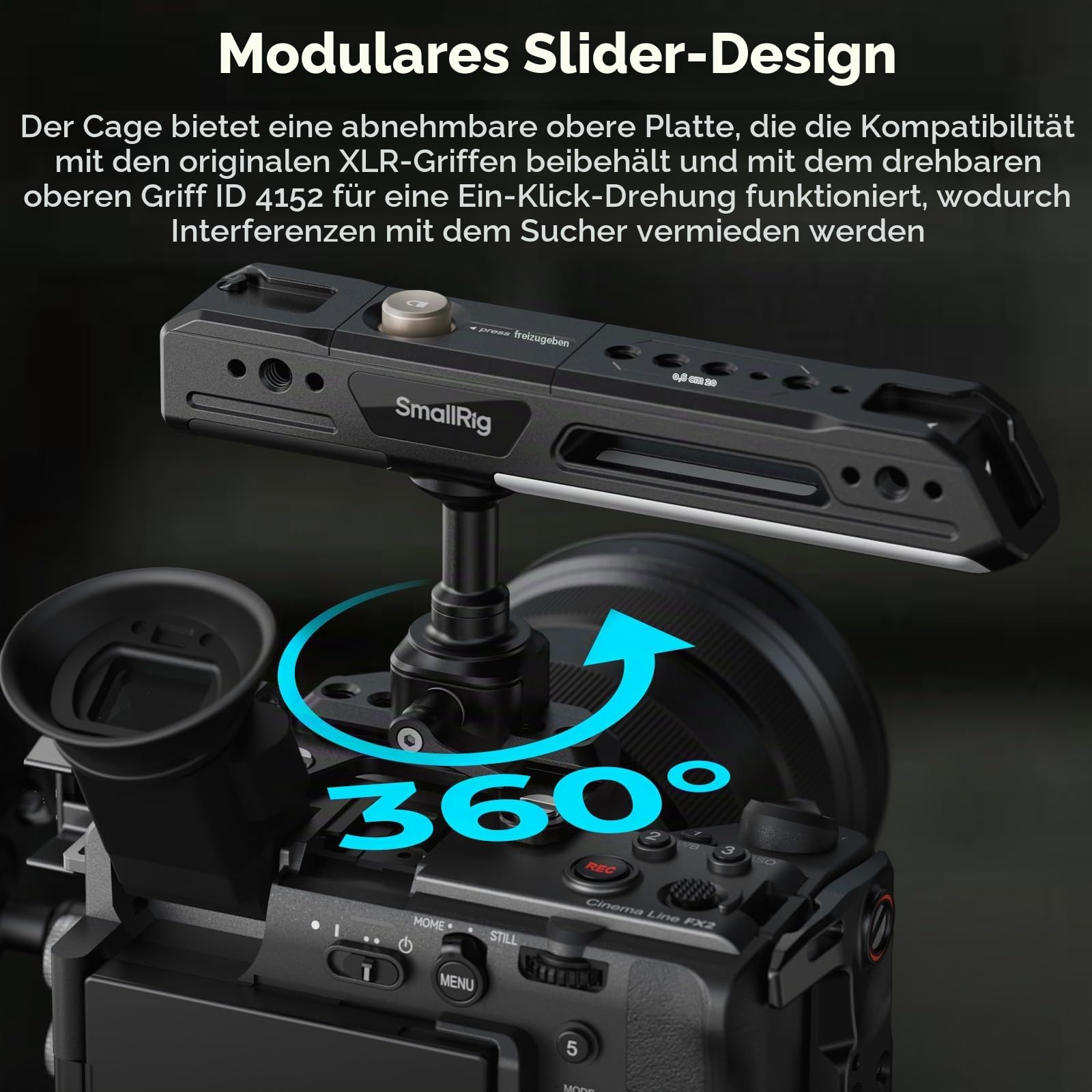 smallrig-5587-hawklock-kamerak-fig-cage-f-r-sony-fx2-mit-arca-platte-und-hdmi-kl image 5