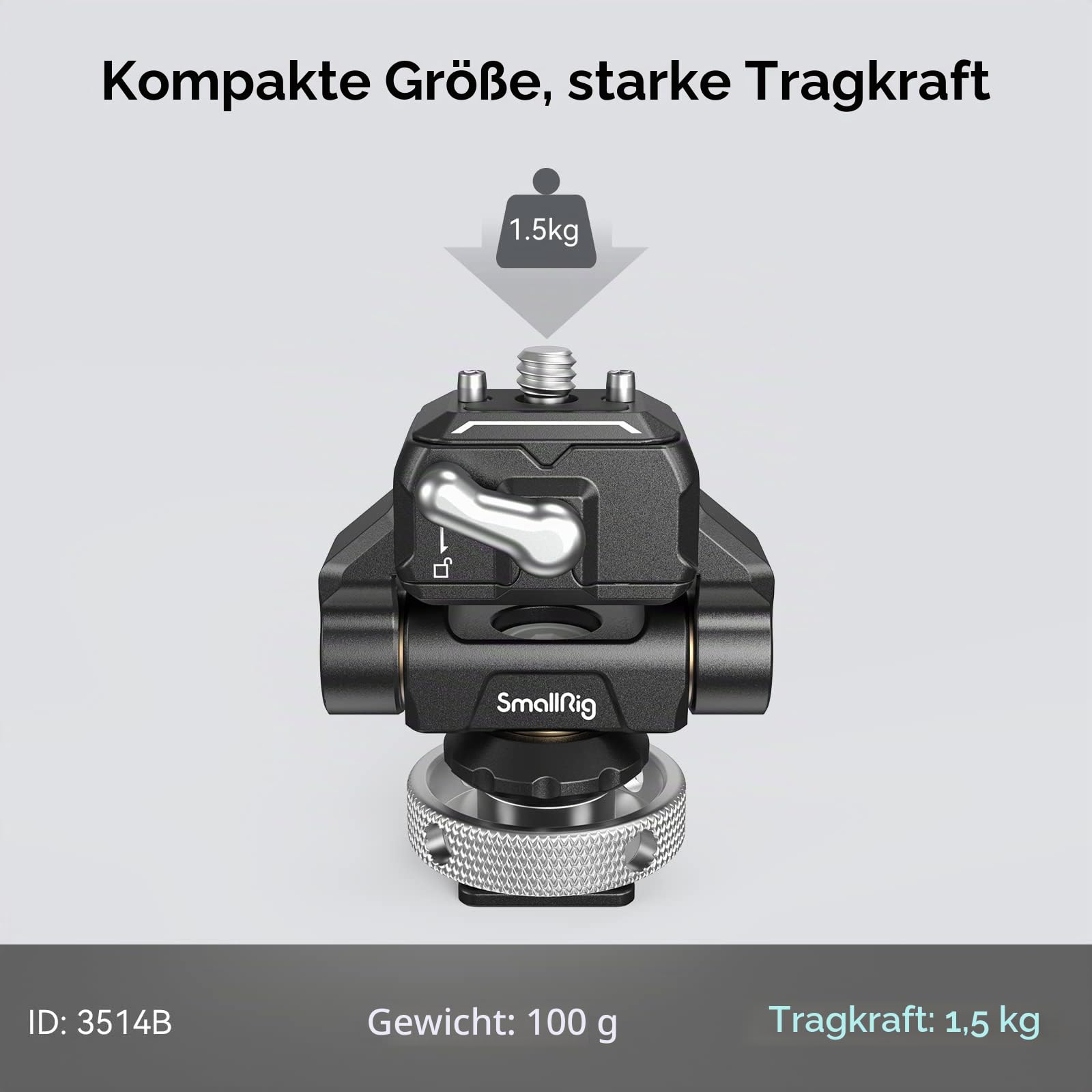 smallrig-3514c-hawklock-quick-release-monitor-halterung-mit-cold-shoe-f-r-5-und- image 7