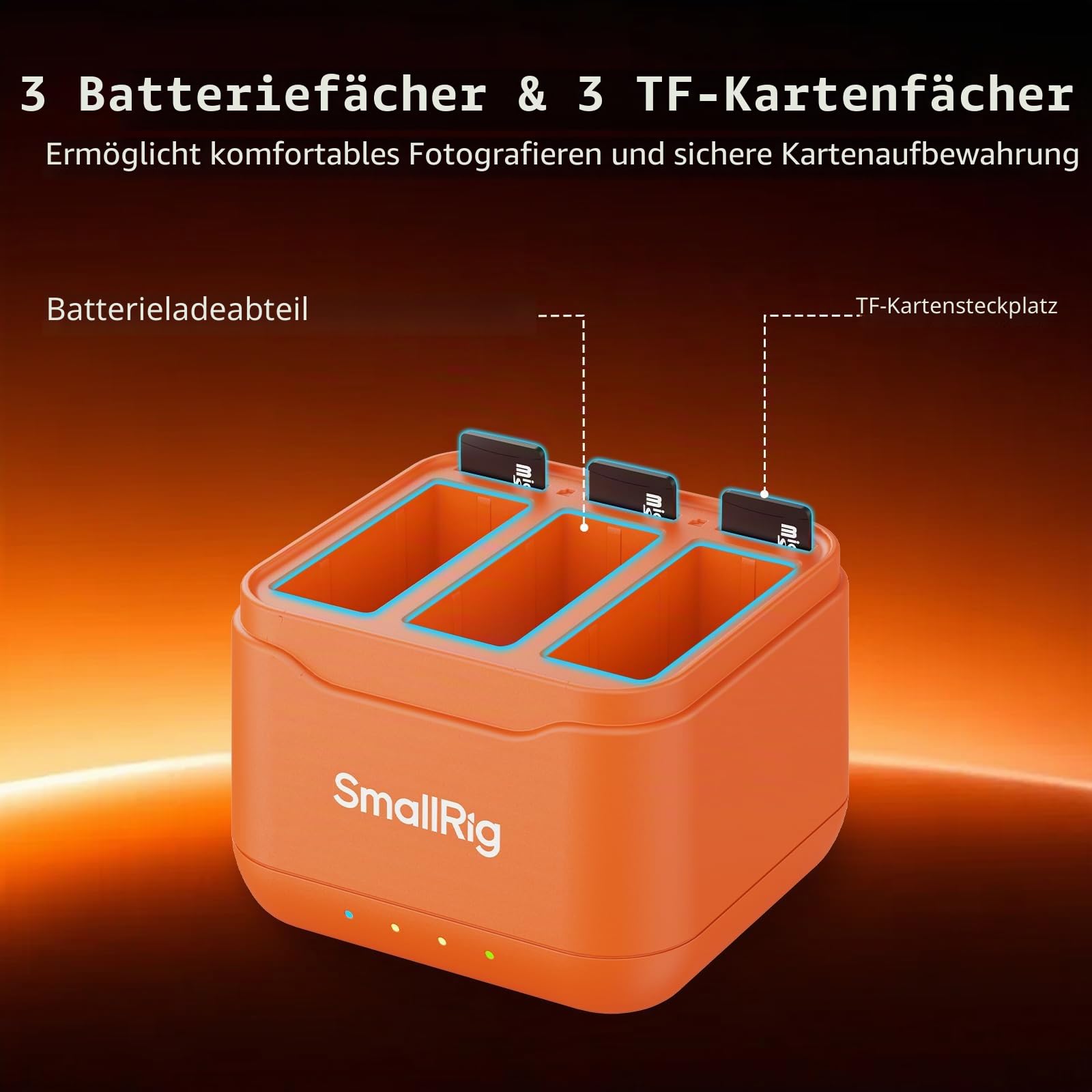 smallrig-3-kanal-akkuladeger-t-f-r-dji-action-6-5-pro-4-3 image 4