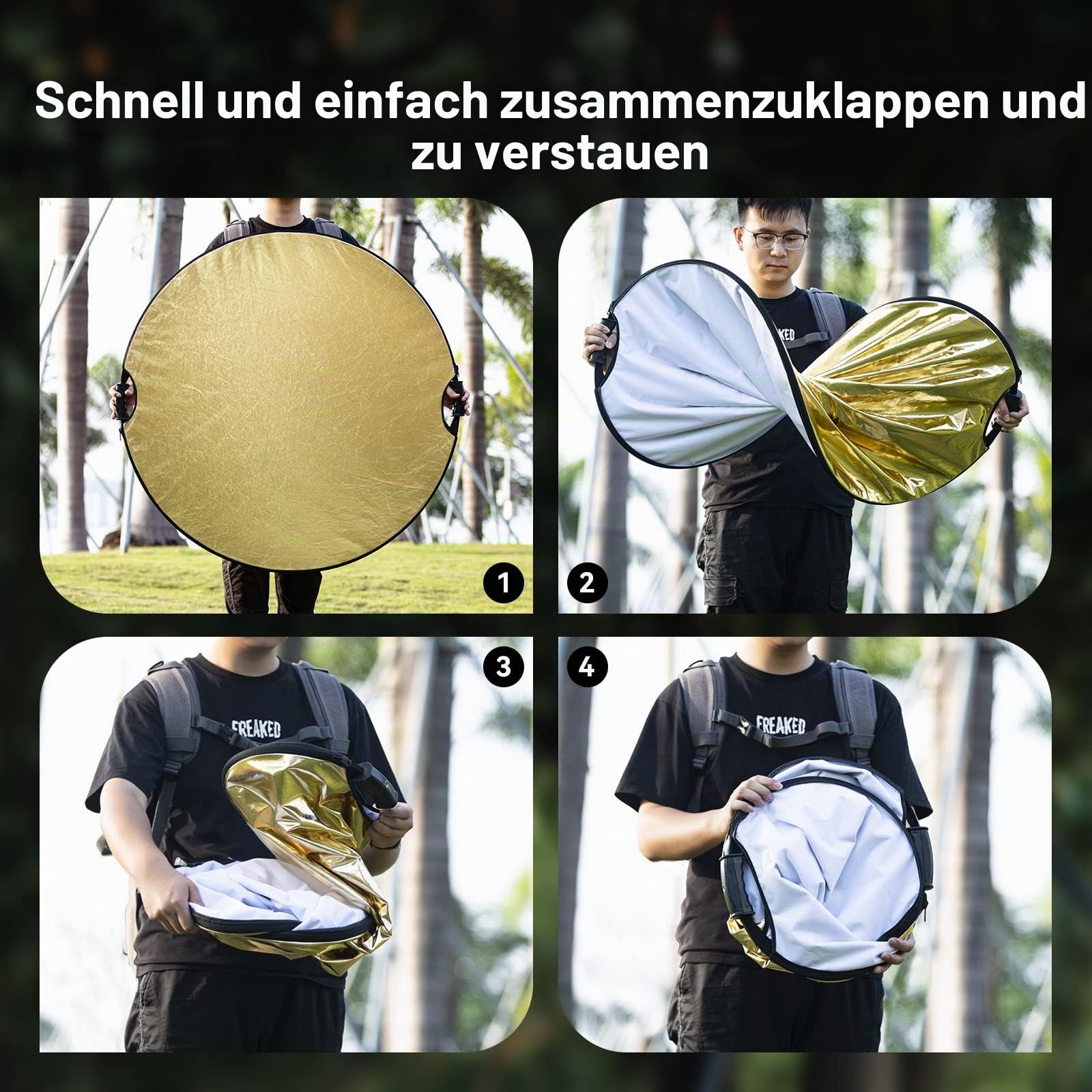 smallrig-4131-5-in-1-reflektor-110-cm-42-zoll-mit-griff-silber-gold-wei-schwarz image 6