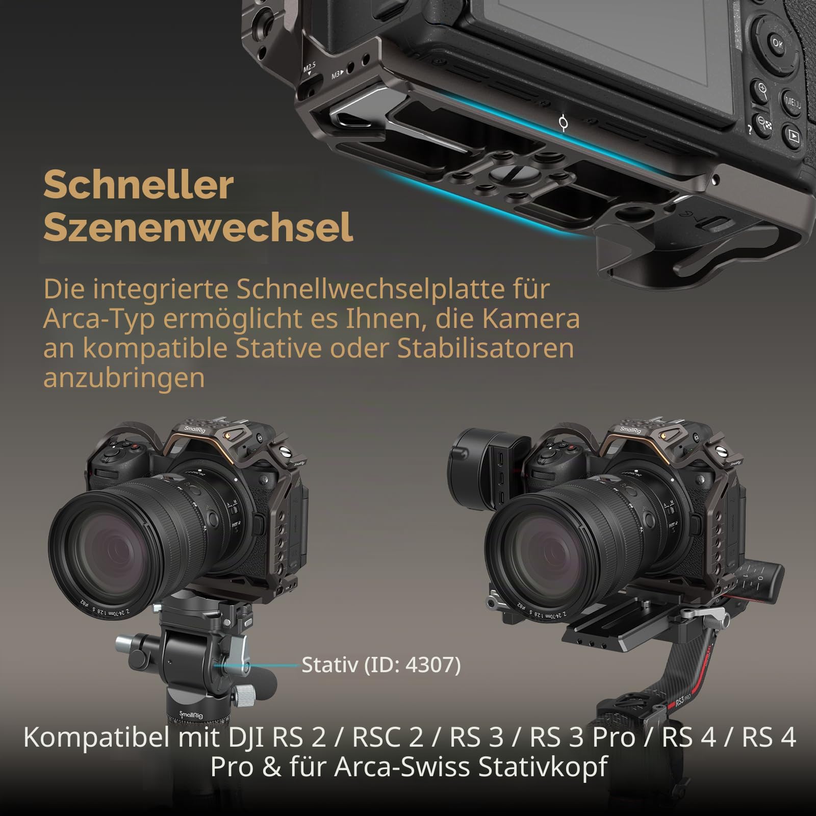 smallrig-night-eagle-z6-iii-cage-kit-f-r-nikon-z6iii-mit-top-griff-4522 image 4