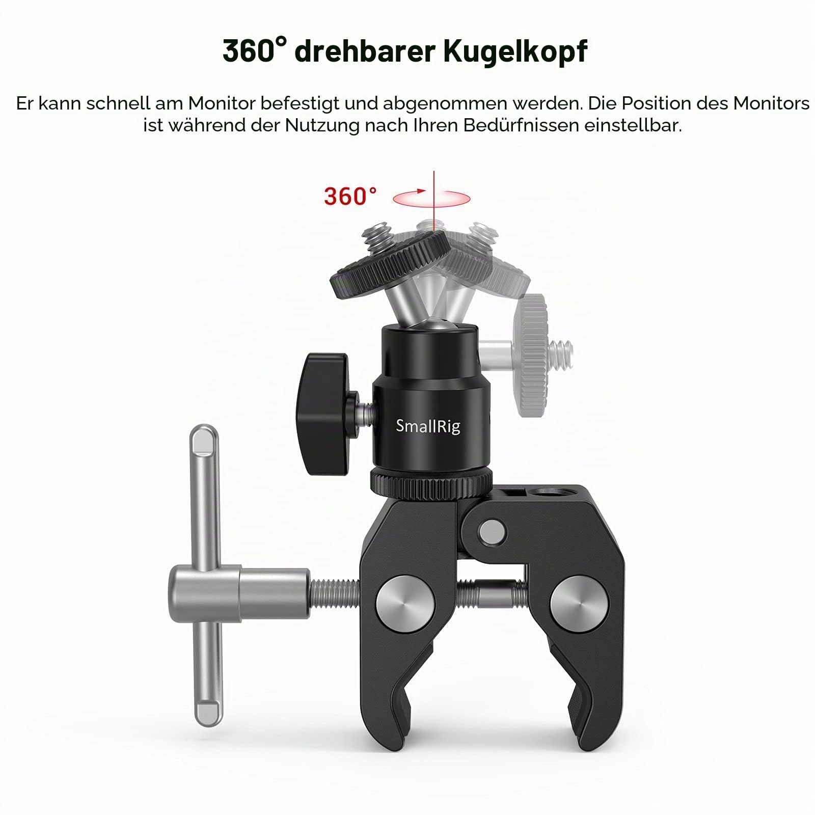 smallrig-super-clamp-mit-mini-kugelkopf-und-blitzschuh image 6