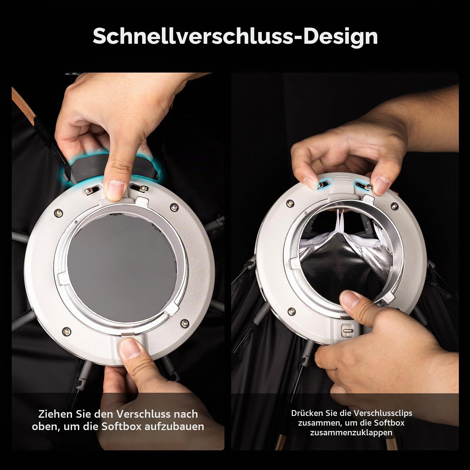 smallrig-la-o65-65-cm-octagon-softbox-mit-bowens-mount-f-r-cob-leuchten image 3