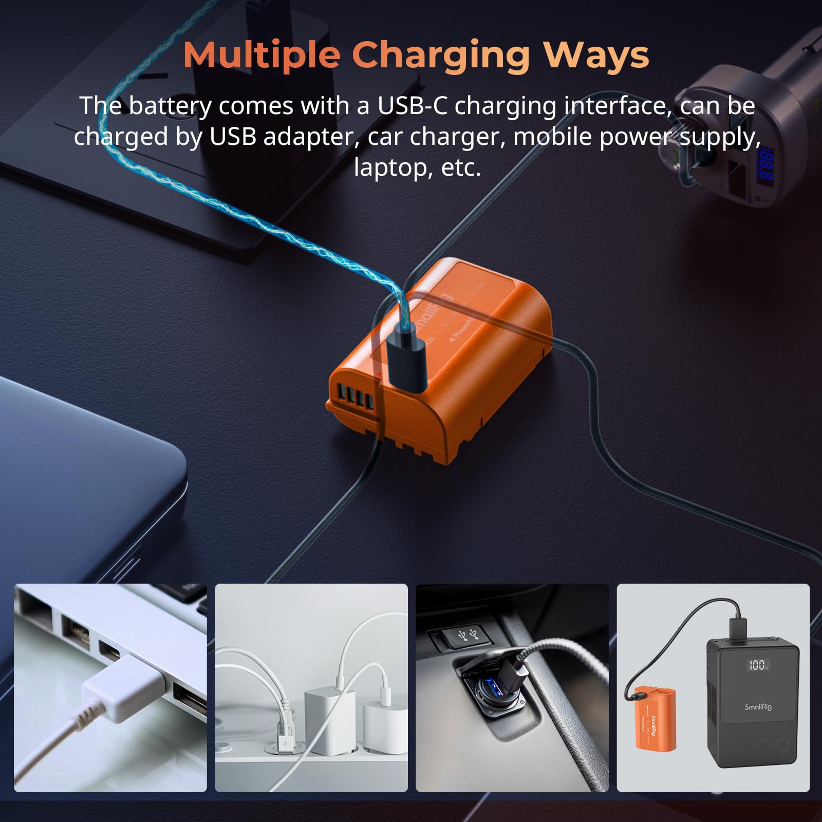 smallrig-4979-camera-battery-dmw-blk22-2520mah-usb-c-f-r-panasonic-lumix image 6