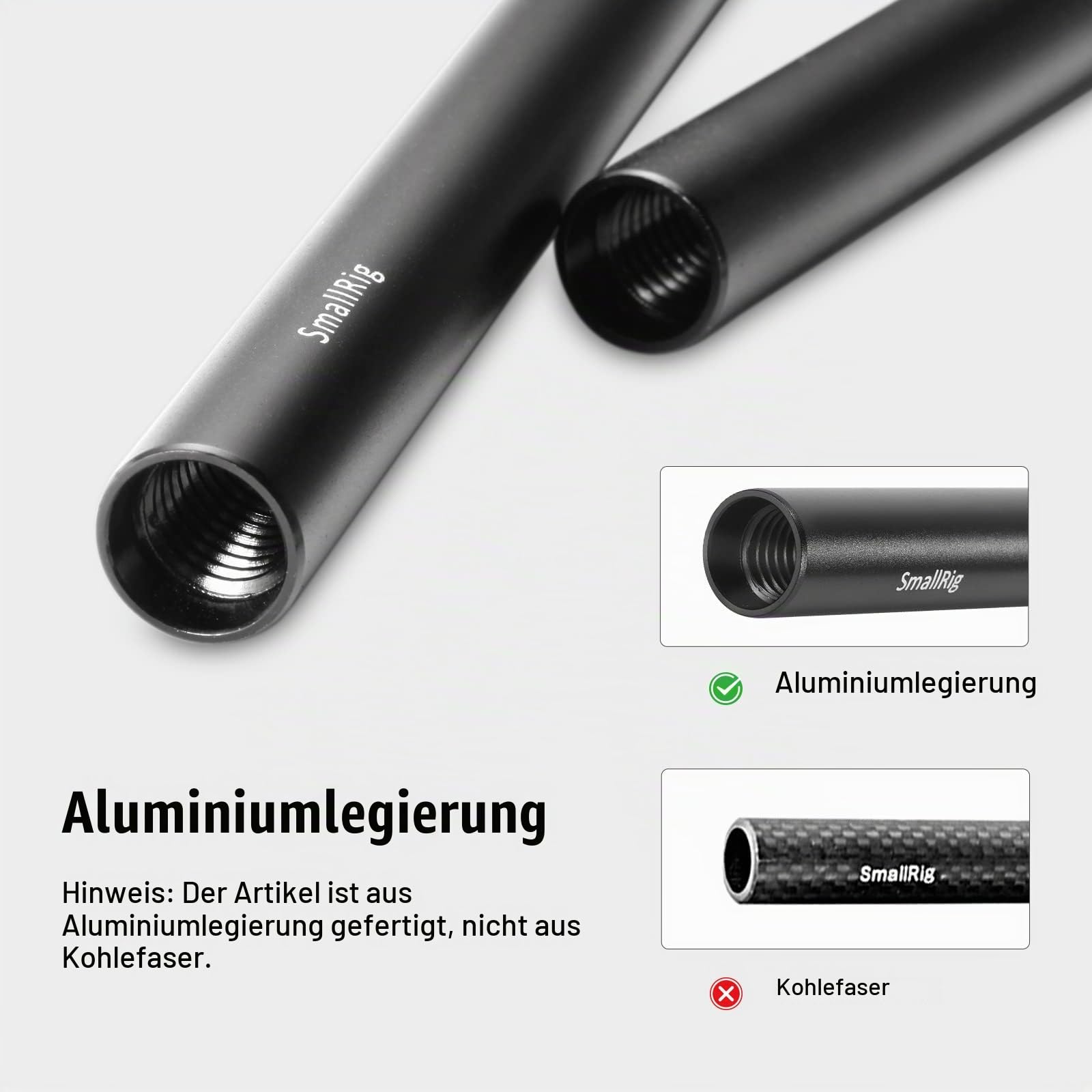 smallrig-15mm-rod-set-1659-aluminium-20cm-30cm-m12-f-r-rig-matte-box-follow-focu image 7
