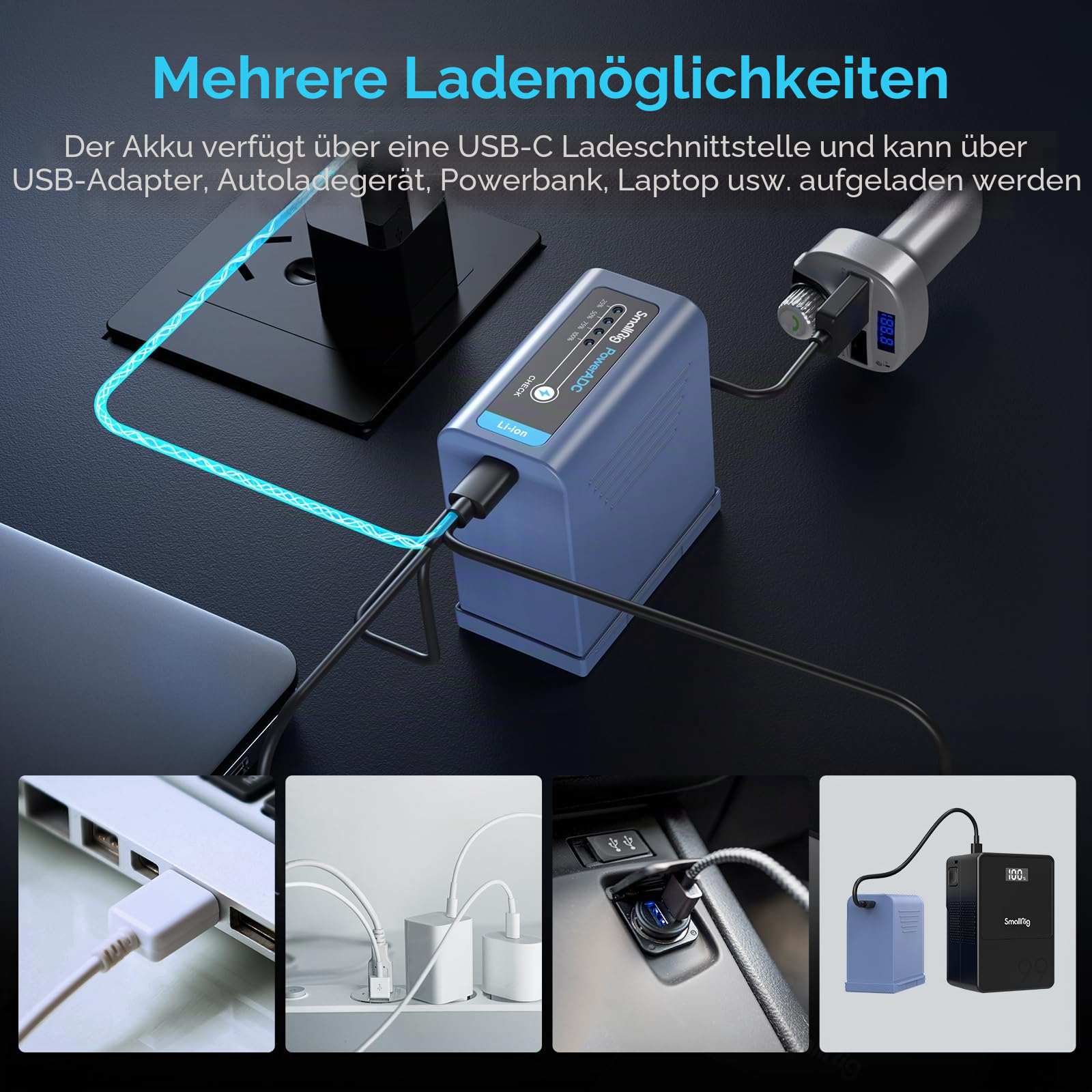 smallrig-np-f970-akku-4267-10500mah-kamera-akku-mit-usb-c-f-r-sony-np-f-serie image 6
