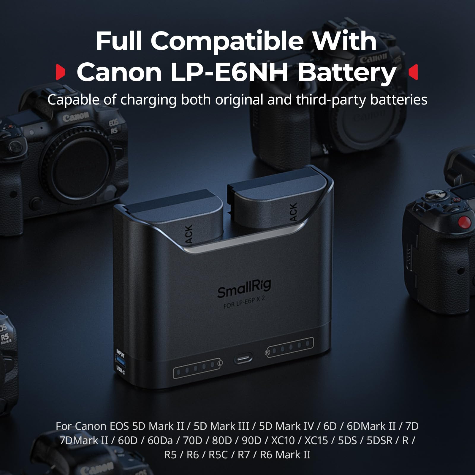 smallrig-5484-lp-e6nh-kamera-akku-set-f-r-canon-mit-22-5w-dual-ladeger-t image 5